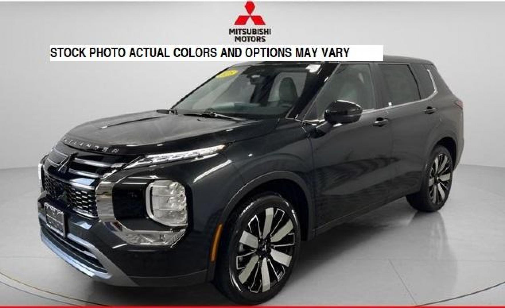 2025 BLACK Mitsubishi Outlander (JA4J3VA84SZ) with an 4-Cyl 2.5 Liter engine, Automatic CVT transmission, located at 412 Auto Vista Drive, Palmdale, CA, 93551, (661) 945-0620, 34.592636, -118.136681 - Photo#0