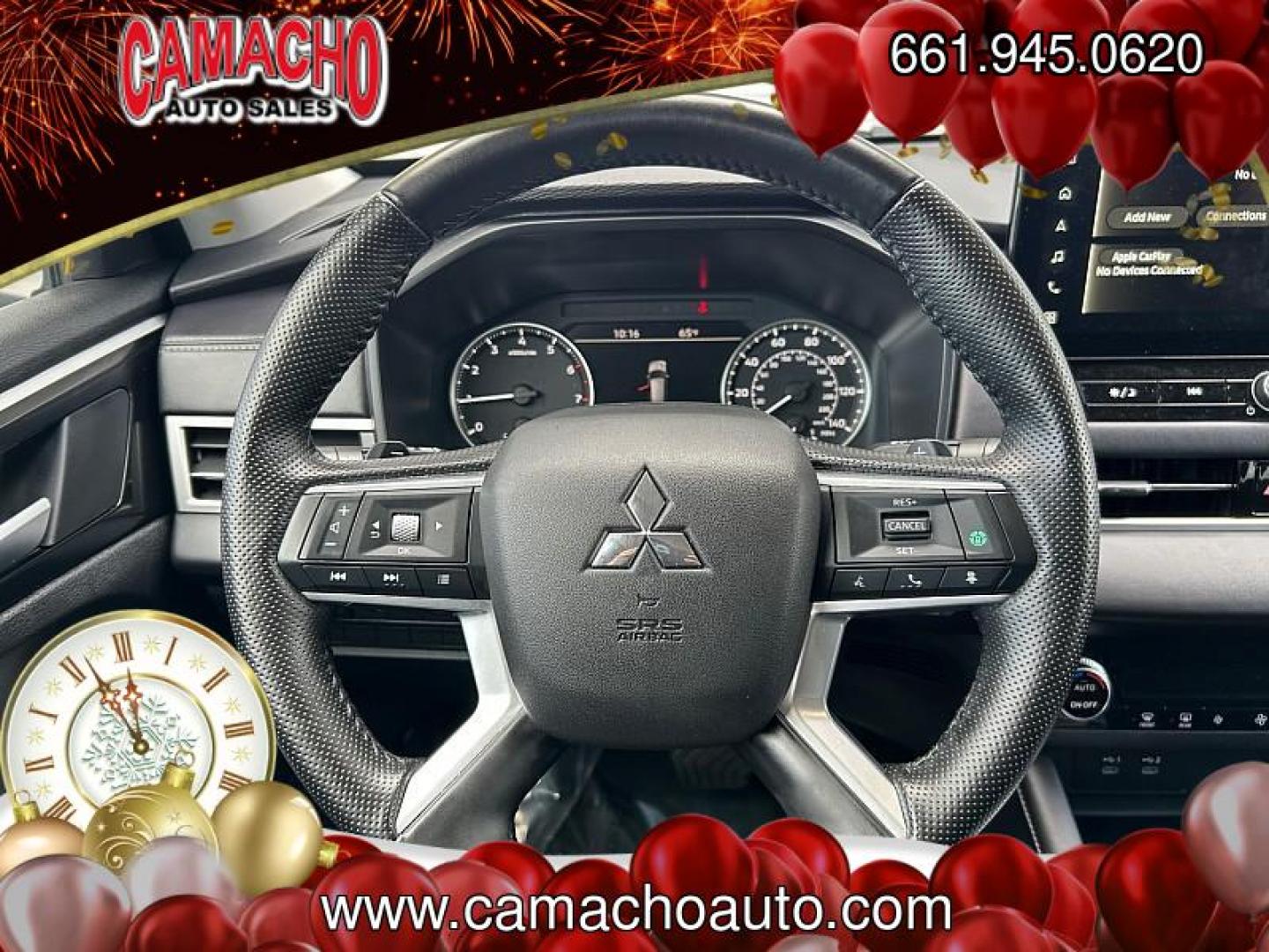 2025 SILVER Mitsubishi Outlander (JA4J3VA84SZ) with an 4-Cyl 2.5 Liter engine, Automatic CVT transmission, located at 412 Auto Vista Drive, Palmdale, CA, 93551, (661) 945-0620, 34.592636, -118.136681 - Photo#9