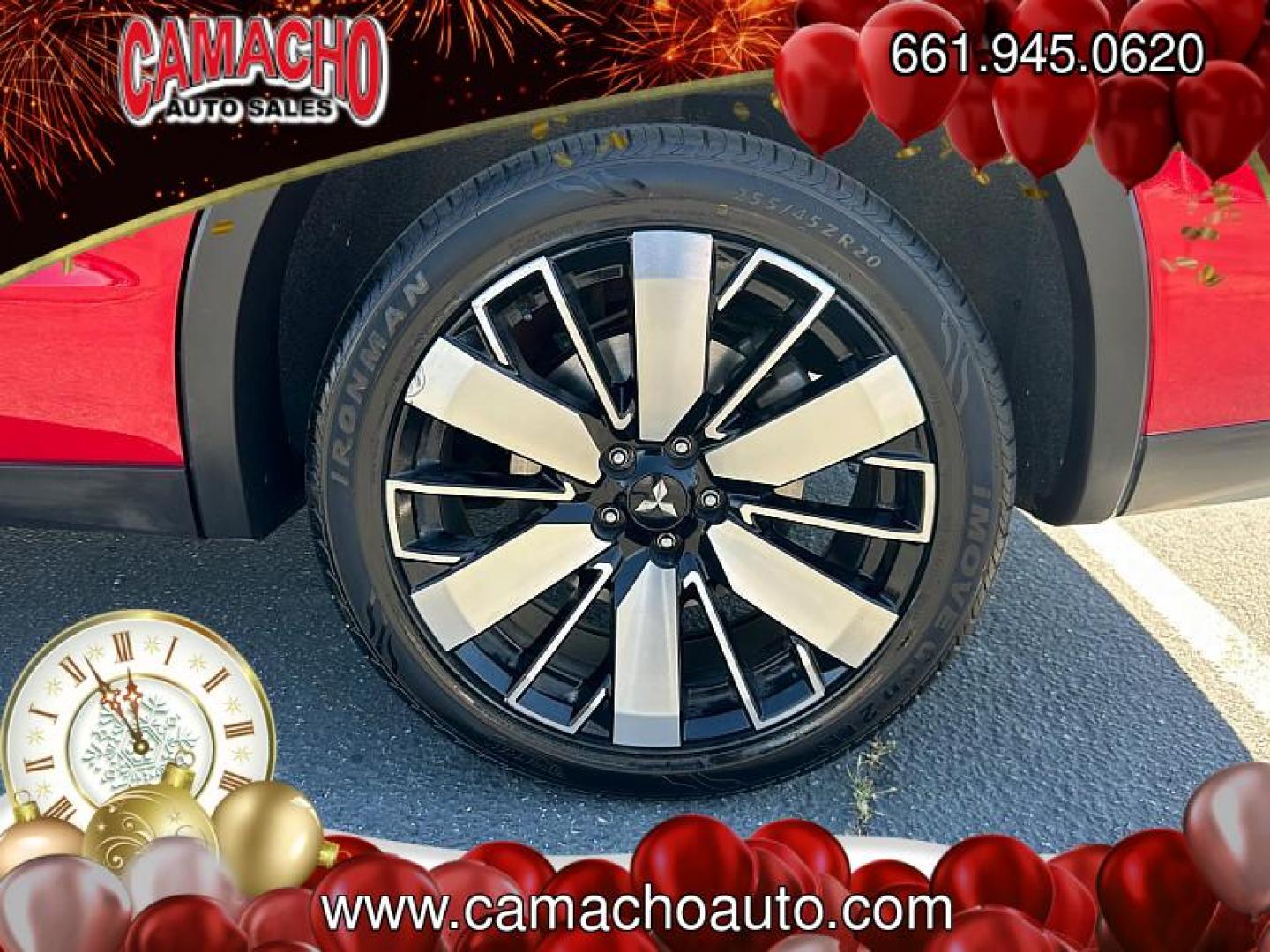 2025 RED Mitsubishi Outlander (JA4J3VA83SZ) with an 4-Cyl 2.5 Liter engine, Automatic CVT transmission, located at 412 Auto Vista Drive, Palmdale, CA, 93551, (661) 945-0620, 34.592636, -118.136681 - Photo#14