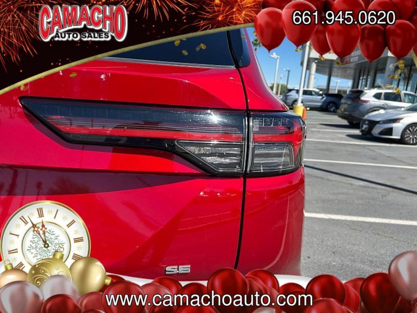 2025 RED Mitsubishi Outlander (JA4J3VA83SZ) with an 4-Cyl 2.5 Liter engine, Automatic CVT transmission, located at 412 Auto Vista Drive, Palmdale, CA, 93551, (661) 945-0620, 34.592636, -118.136681 - Photo#15