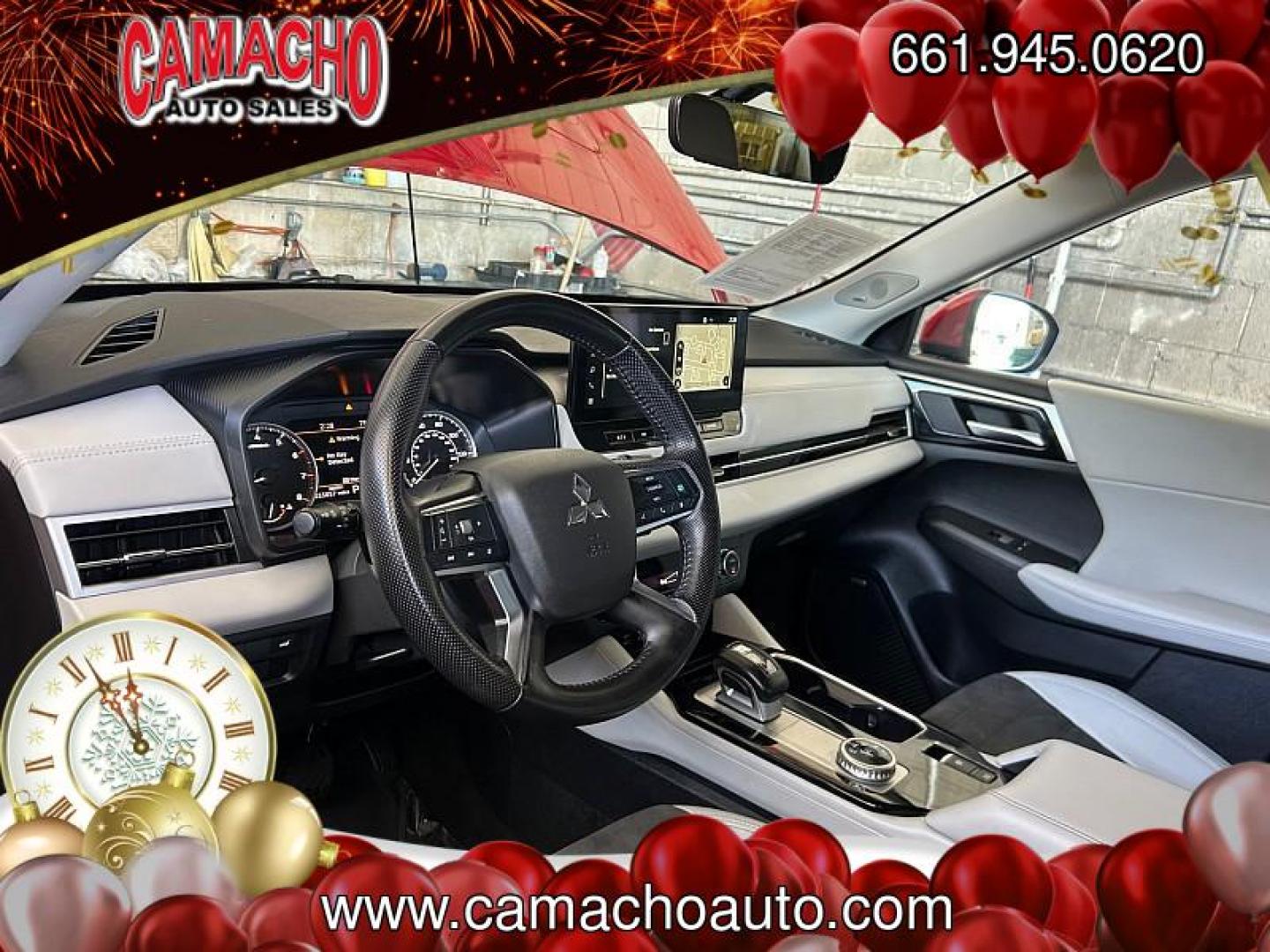 2025 RED Mitsubishi Outlander (JA4J3VA83SZ) with an 4-Cyl 2.5 Liter engine, Automatic CVT transmission, located at 412 Auto Vista Drive, Palmdale, CA, 93551, (661) 945-0620, 34.592636, -118.136681 - Photo#18