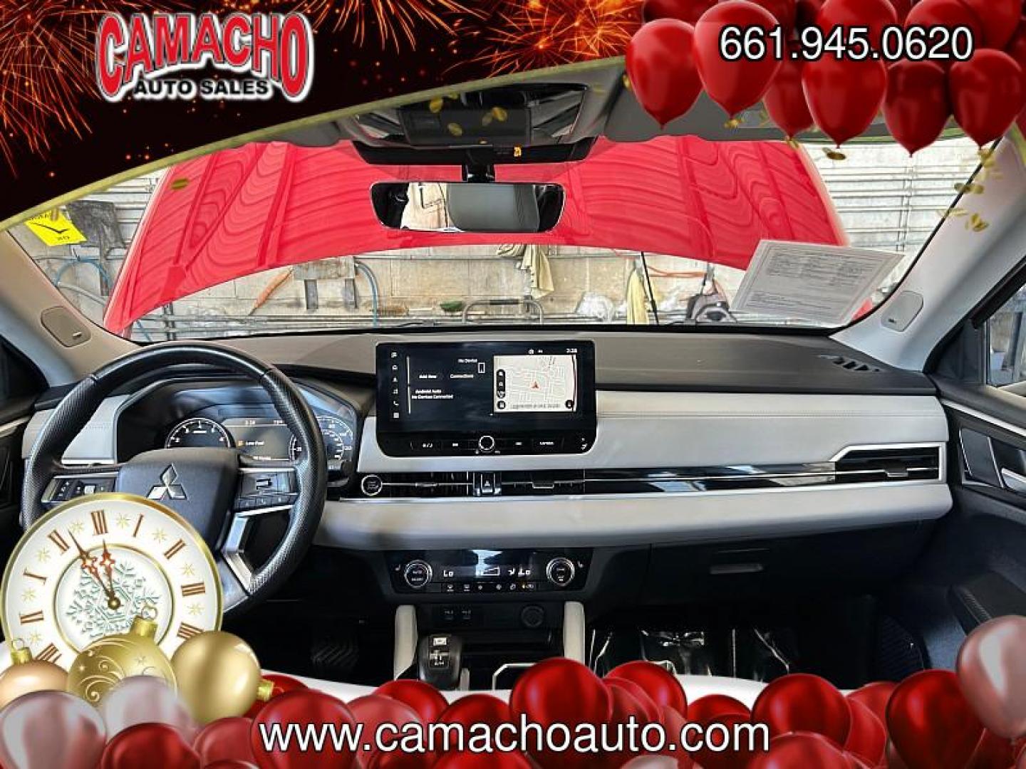 2025 RED Mitsubishi Outlander (JA4J3VA83SZ) with an 4-Cyl 2.5 Liter engine, Automatic CVT transmission, located at 412 Auto Vista Drive, Palmdale, CA, 93551, (661) 945-0620, 34.592636, -118.136681 - Photo#19
