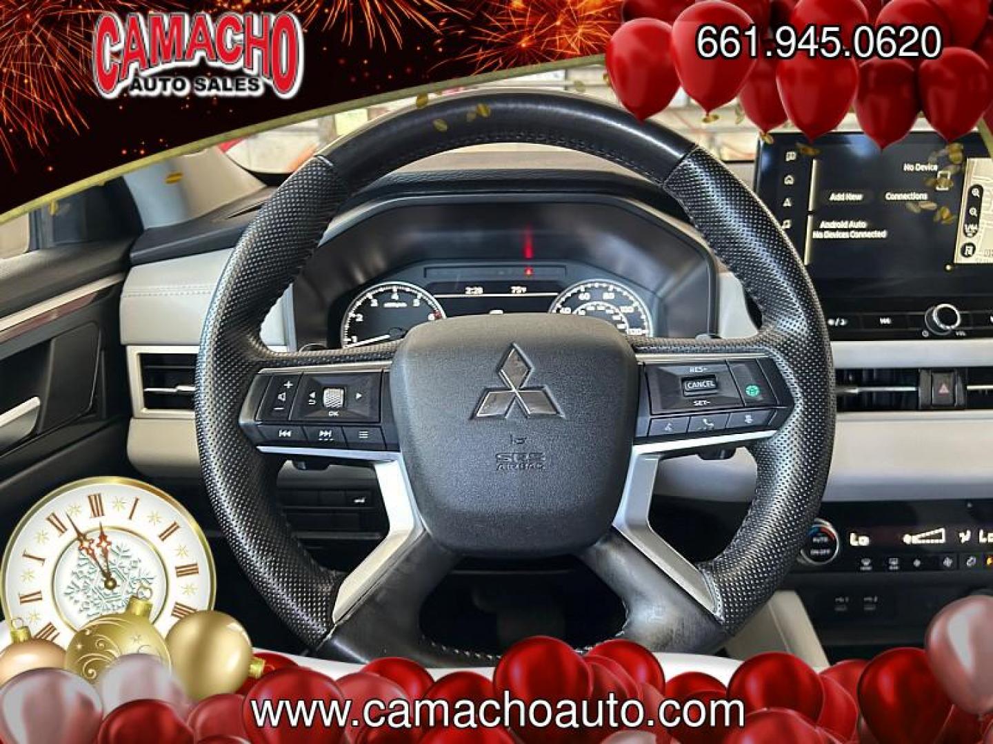 2025 RED Mitsubishi Outlander (JA4J3VA83SZ) with an 4-Cyl 2.5 Liter engine, Automatic CVT transmission, located at 412 Auto Vista Drive, Palmdale, CA, 93551, (661) 945-0620, 34.592636, -118.136681 - Photo#20