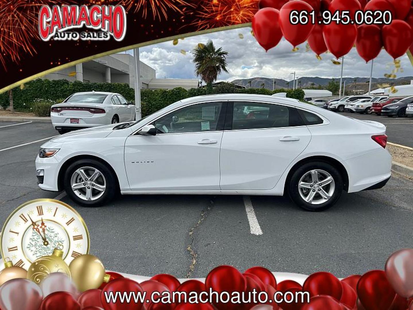 2024 WHITE Chevrolet Malibu (1G1ZD5ST7RF) with an 4-Cyl Turbo 1.5 Liter engine, Automatic CVT transmission, located at 412 Auto Vista Drive, Palmdale, CA, 93551, (661) 945-0620, 34.592636, -118.136681 - Photo#6