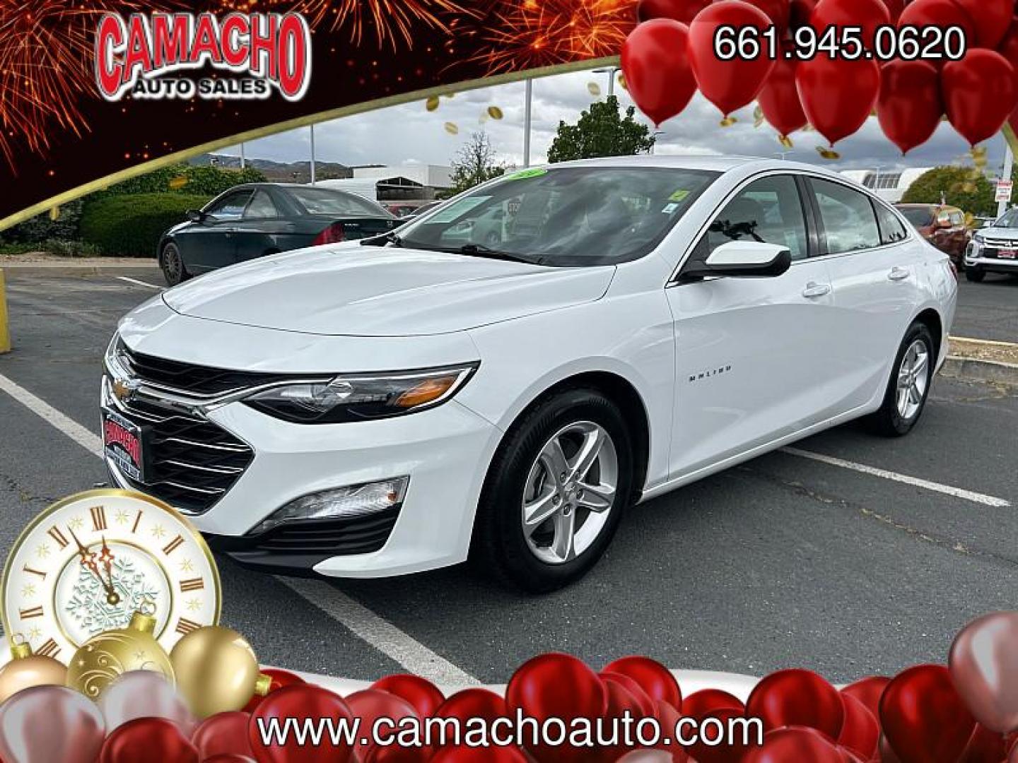 2024 WHITE Chevrolet Malibu (1G1ZD5ST7RF) with an 4-Cyl Turbo 1.5 Liter engine, Automatic CVT transmission, located at 412 Auto Vista Drive, Palmdale, CA, 93551, (661) 945-0620, 34.592636, -118.136681 - Photo#7