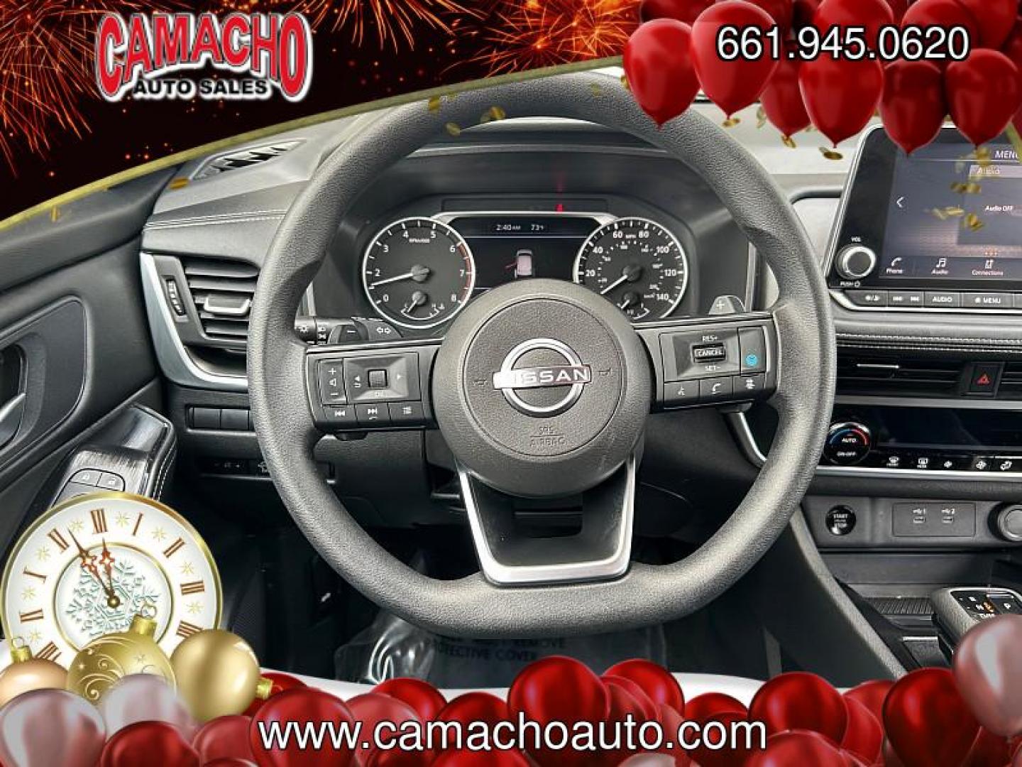 2024 GRAY Nissan Rogue (5N1BT3BA8RC) with an 3-Cyl Turbo 1.5 Liter engine, Automatic CVT transmission, located at 412 Auto Vista Drive, Palmdale, CA, 93551, (661) 945-0620, 34.592636, -118.136681 - Photo#9