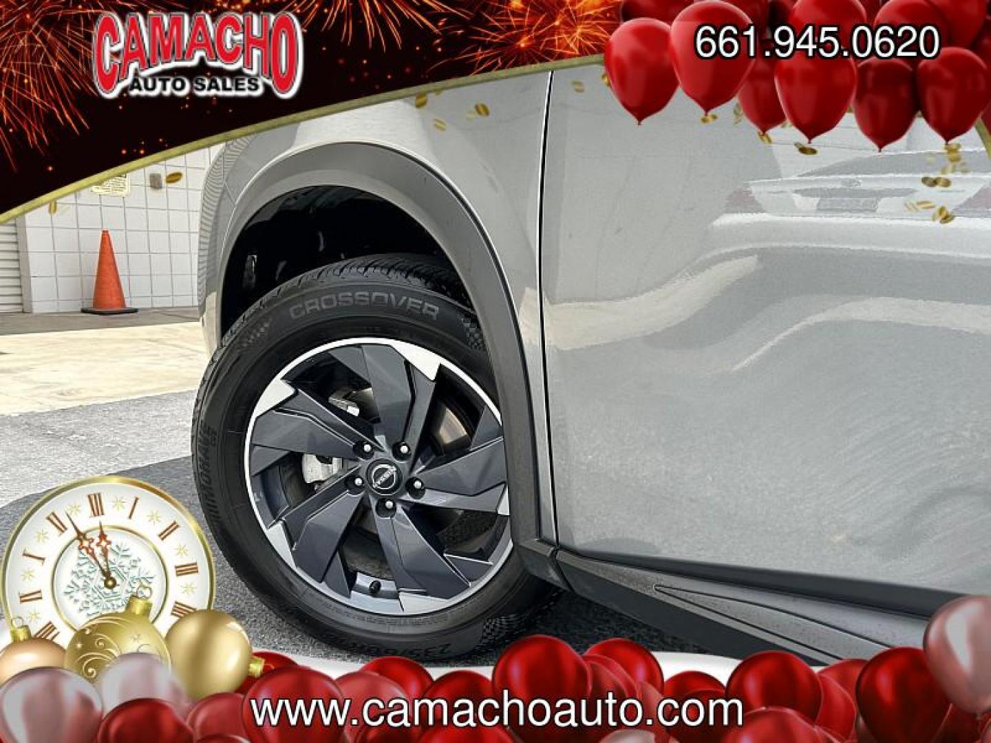 2024 GRAY Nissan Rogue (5N1BT3BA8RC) with an 3-Cyl Turbo 1.5 Liter engine, Automatic CVT transmission, located at 412 Auto Vista Drive, Palmdale, CA, 93551, (661) 945-0620, 34.592636, -118.136681 - Photo#23