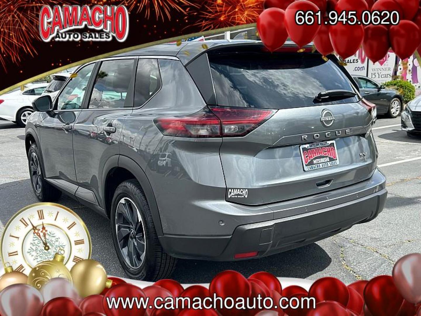 2024 GRAY Nissan Rogue (5N1BT3BA8RC) with an 3-Cyl Turbo 1.5 Liter engine, Automatic CVT transmission, located at 412 Auto Vista Drive, Palmdale, CA, 93551, (661) 945-0620, 34.592636, -118.136681 - Photo#4