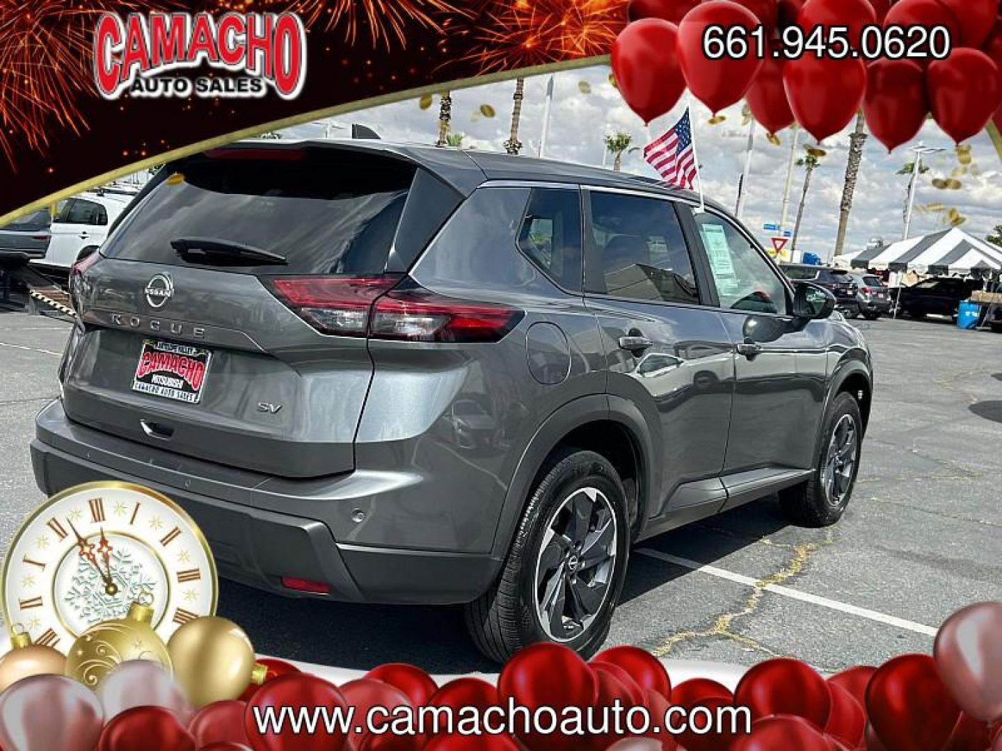 2024 GRAY Nissan Rogue (5N1BT3BA8RC) with an 3-Cyl Turbo 1.5 Liter engine, Automatic CVT transmission, located at 412 Auto Vista Drive, Palmdale, CA, 93551, (661) 945-0620, 34.592636, -118.136681 - Photo#6