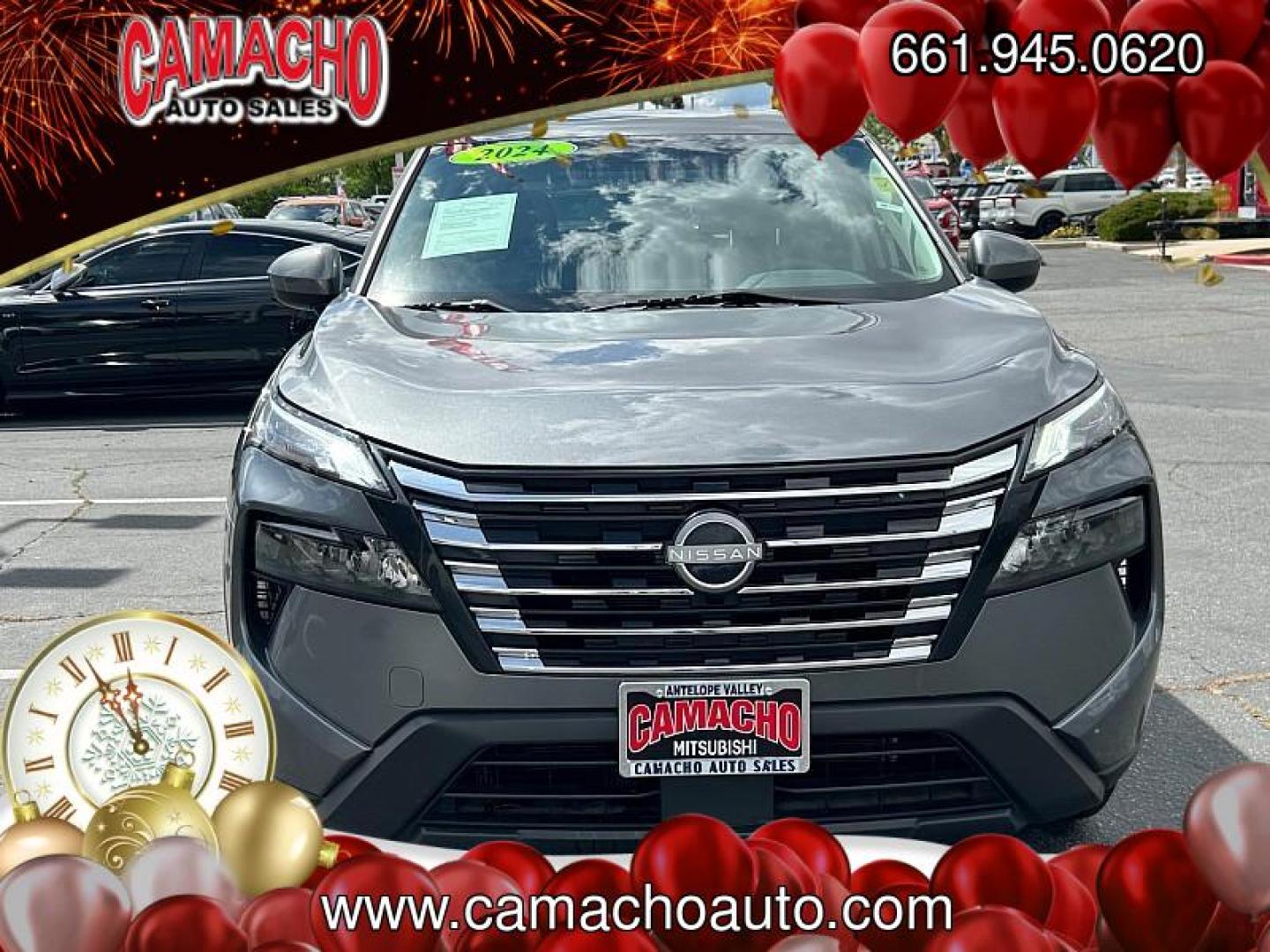 2024 GRAY Nissan Rogue (5N1BT3BA8RC) with an 3-Cyl Turbo 1.5 Liter engine, Automatic CVT transmission, located at 412 Auto Vista Drive, Palmdale, CA, 93551, (661) 945-0620, 34.592636, -118.136681 - Photo#1
