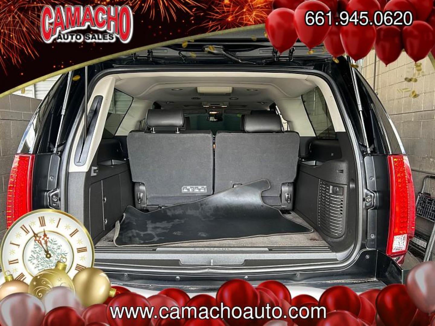 2013 BLACK Cadillac Escalade ESV (1GYS3KEF7DR) with an V8 Flex Fuel 6.2 Liter engine, Automatic 6-Spd HD w/Overdrive transmission, located at 412 Auto Vista Drive, Palmdale, CA, 93551, (661) 945-0620, 34.592636, -118.136681 - Adult-friendly third row. Ranked one of the most reliable and safest vehicles on the market. This hard to find vehicle will go fast! Enjoy the comfort of a leather interior. Check out the low miles on this thing! Comes equipped with premium interior and luxurious amenities throughout. This vehicle i - Photo#23