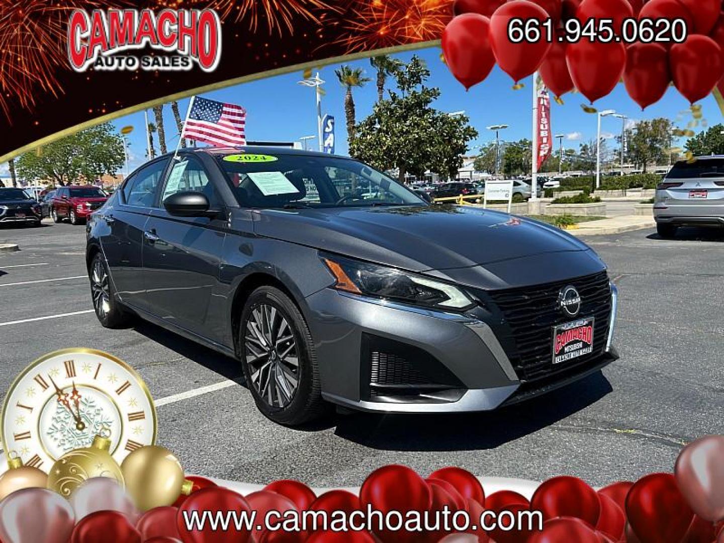 2024 GRAY Nissan Altima (1N4BL4DV5RN) with an 4-Cyl 2.5 Liter engine, Automatic Xtronic CVT transmission, located at 412 Auto Vista Drive, Palmdale, CA, 93551, (661) 945-0620, 34.592636, -118.136681 - Photo#0