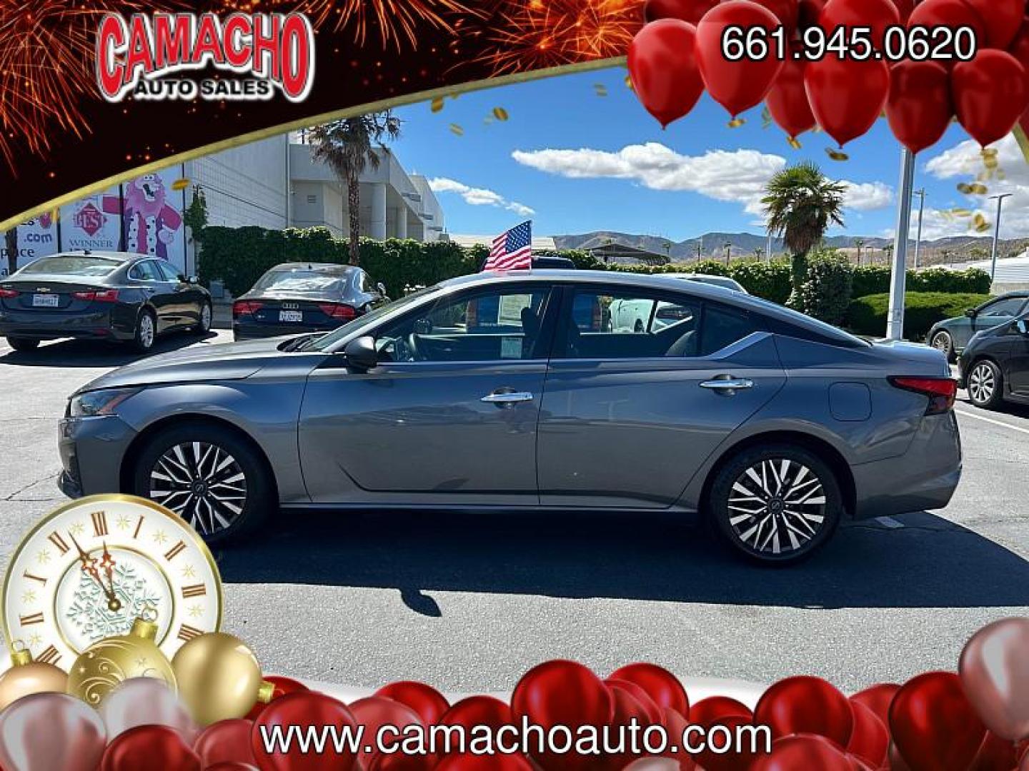 2024 GRAY Nissan Altima (1N4BL4DV5RN) with an 4-Cyl 2.5 Liter engine, Automatic Xtronic CVT transmission, located at 412 Auto Vista Drive, Palmdale, CA, 93551, (661) 945-0620, 34.592636, -118.136681 - Photo#36