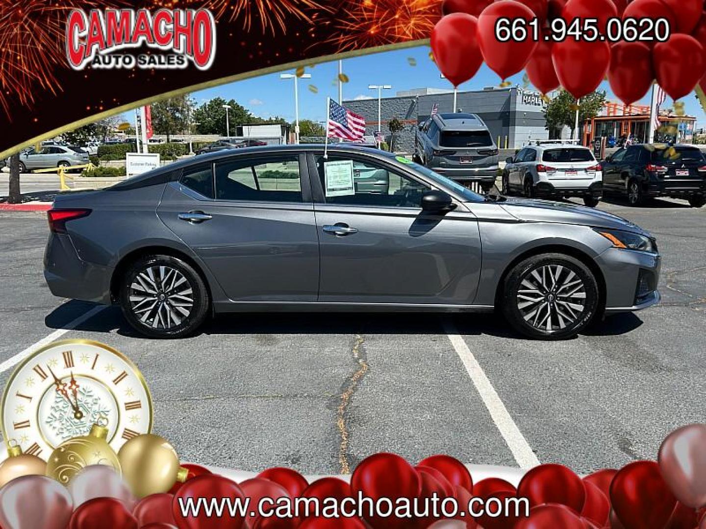 2024 GRAY Nissan Altima (1N4BL4DV5RN) with an 4-Cyl 2.5 Liter engine, Automatic Xtronic CVT transmission, located at 412 Auto Vista Drive, Palmdale, CA, 93551, (661) 945-0620, 34.592636, -118.136681 - Photo#40