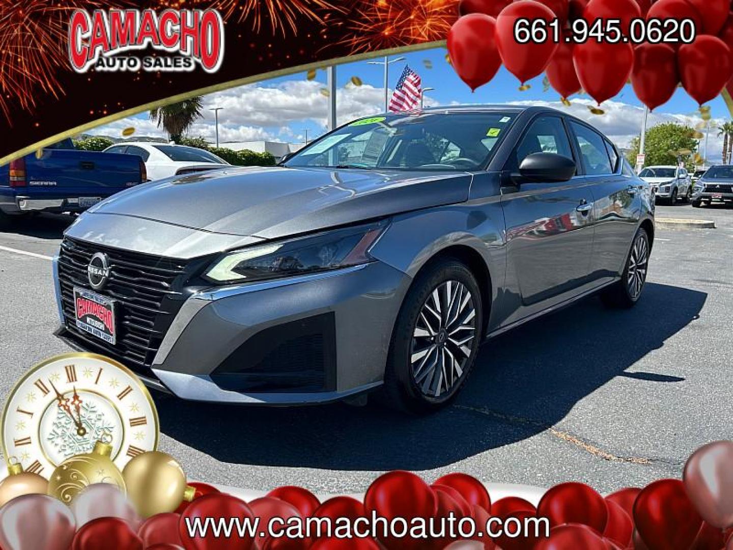 2024 GRAY Nissan Altima (1N4BL4DV5RN) with an 4-Cyl 2.5 Liter engine, Automatic Xtronic CVT transmission, located at 412 Auto Vista Drive, Palmdale, CA, 93551, (661) 945-0620, 34.592636, -118.136681 - Photo#3