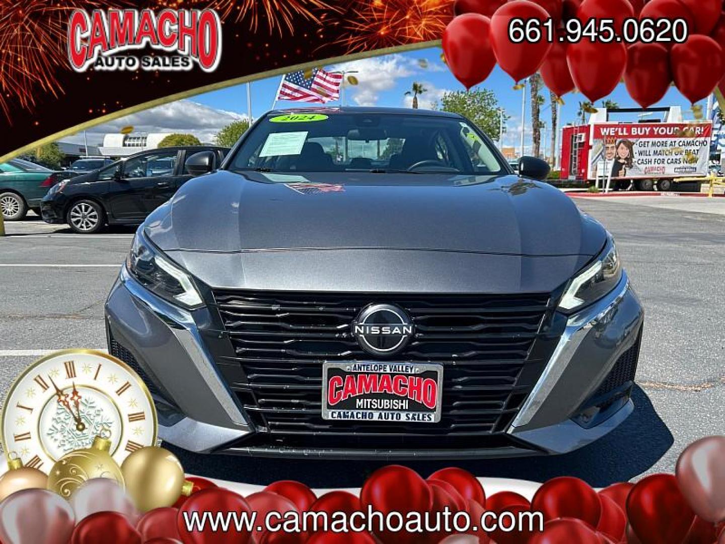2024 GRAY Nissan Altima (1N4BL4DV5RN) with an 4-Cyl 2.5 Liter engine, Automatic Xtronic CVT transmission, located at 412 Auto Vista Drive, Palmdale, CA, 93551, (661) 945-0620, 34.592636, -118.136681 - Photo#16