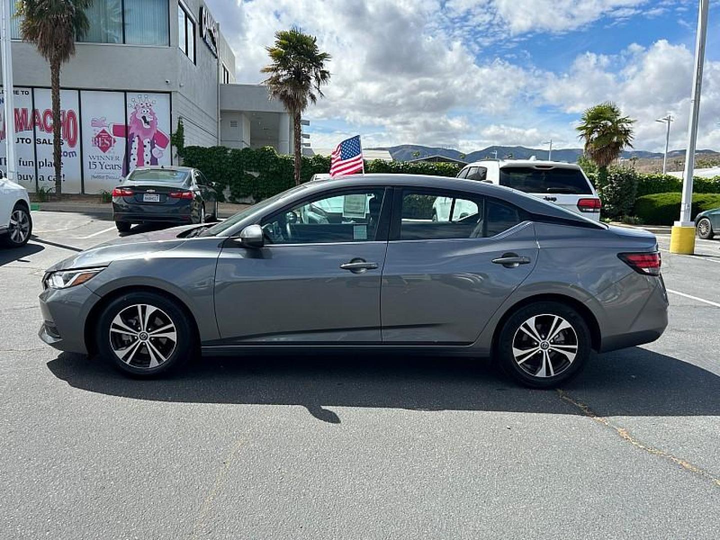 2023 GRAY Nissan Sentra (3N1AB8CV8PY) with an 4-Cyl 2.0 Liter engine, Automatic CVT w/Xtronic transmission, located at 412 Auto Vista Drive, Palmdale, CA, 93551, (661) 945-0620, 34.592636, -118.136681 - Photo#4