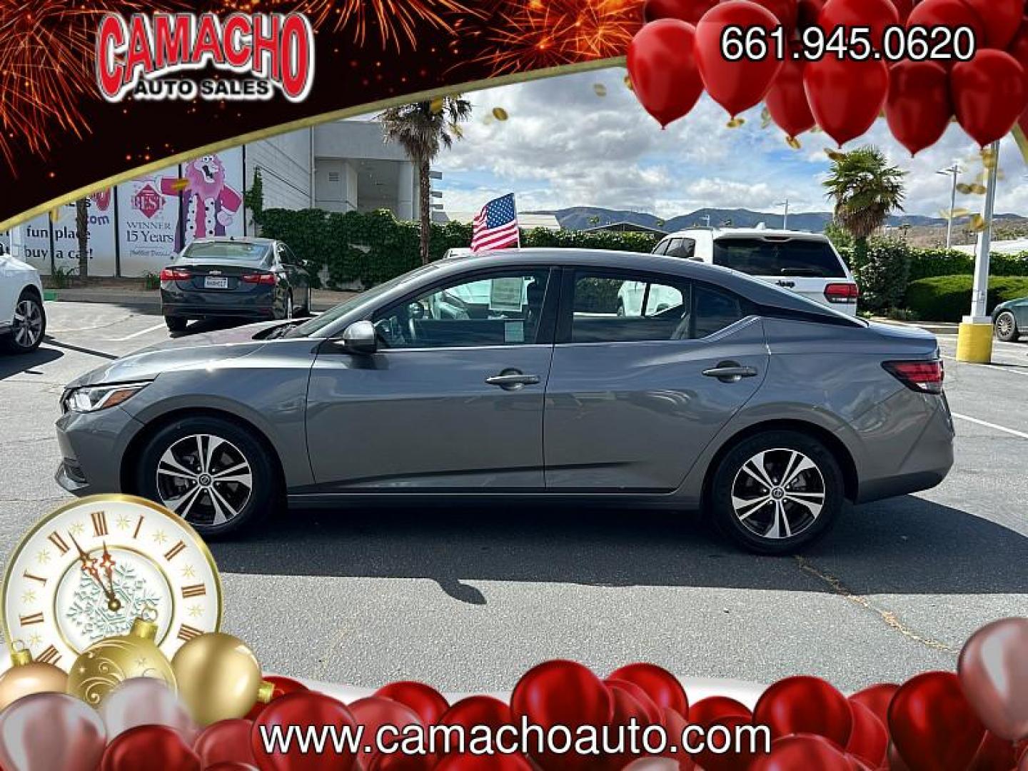 2023 GRAY Nissan Sentra (3N1AB8CV8PY) with an 4-Cyl 2.0 Liter engine, Automatic CVT w/Xtronic transmission, located at 412 Auto Vista Drive, Palmdale, CA, 93551, (661) 945-0620, 34.592636, -118.136681 - Photo#4