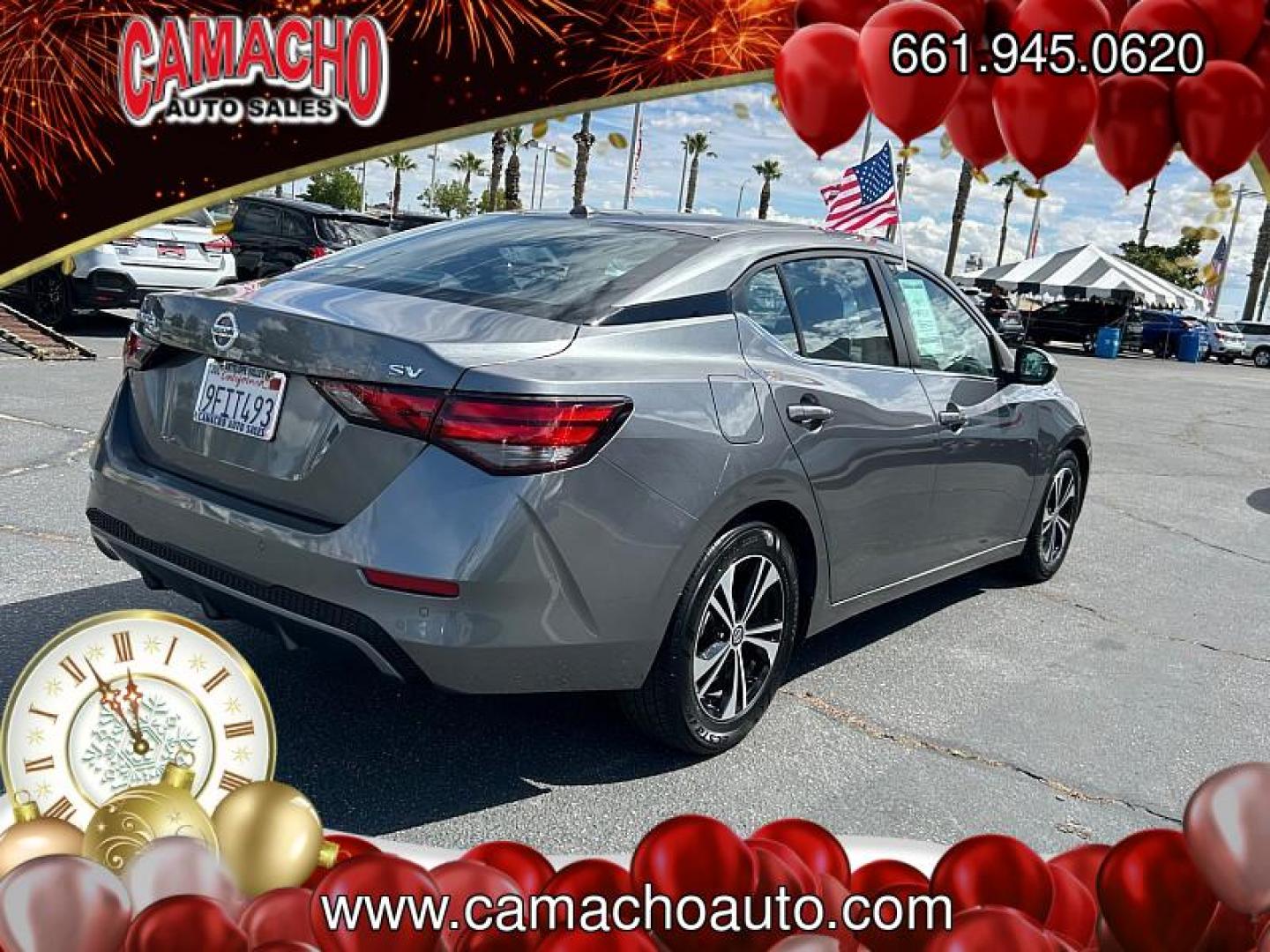 2023 GRAY Nissan Sentra (3N1AB8CV8PY) with an 4-Cyl 2.0 Liter engine, Automatic CVT w/Xtronic transmission, located at 412 Auto Vista Drive, Palmdale, CA, 93551, (661) 945-0620, 34.592636, -118.136681 - Photo#7