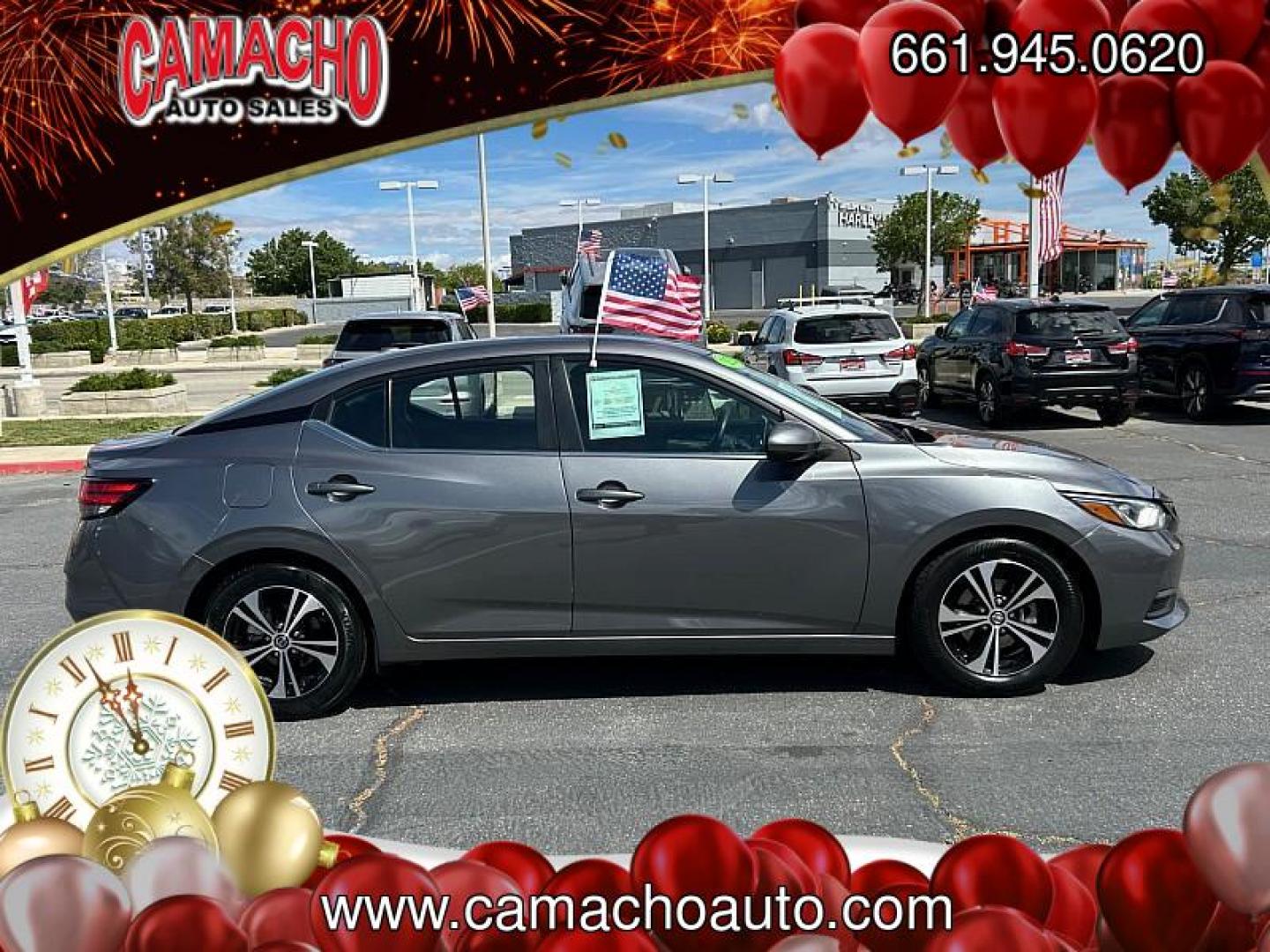 2023 GRAY Nissan Sentra (3N1AB8CV8PY) with an 4-Cyl 2.0 Liter engine, Automatic CVT w/Xtronic transmission, located at 412 Auto Vista Drive, Palmdale, CA, 93551, (661) 945-0620, 34.592636, -118.136681 - Photo#8