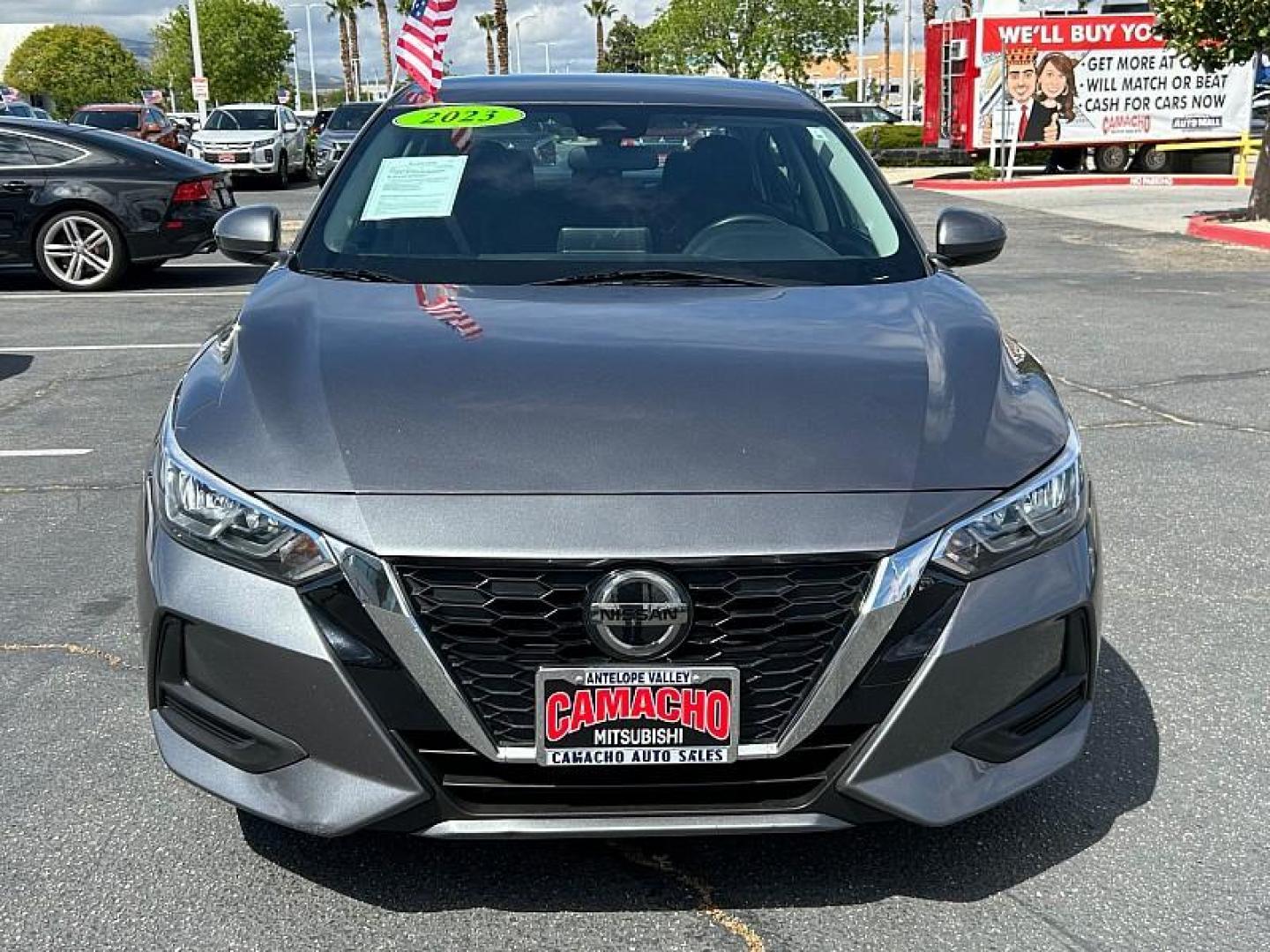 2023 GRAY Nissan Sentra (3N1AB8CV8PY) with an 4-Cyl 2.0 Liter engine, Automatic CVT w/Xtronic transmission, located at 412 Auto Vista Drive, Palmdale, CA, 93551, (661) 945-0620, 34.592636, -118.136681 - Photo#2