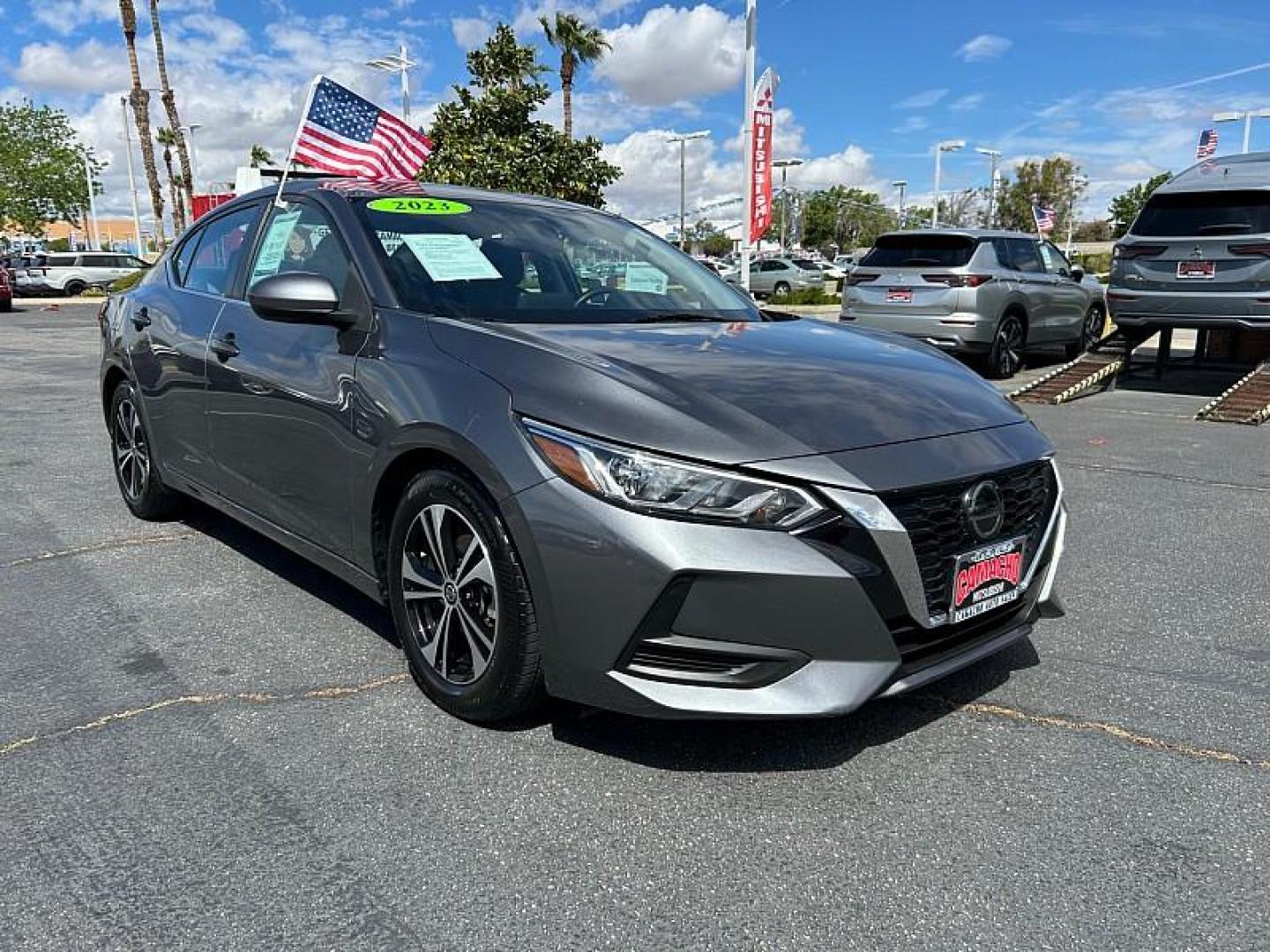 2023 GRAY Nissan Sentra (3N1AB8CV8PY) with an 4-Cyl 2.0 Liter engine, Automatic CVT w/Xtronic transmission, located at 412 Auto Vista Drive, Palmdale, CA, 93551, (661) 945-0620, 34.592636, -118.136681 - Photo#0