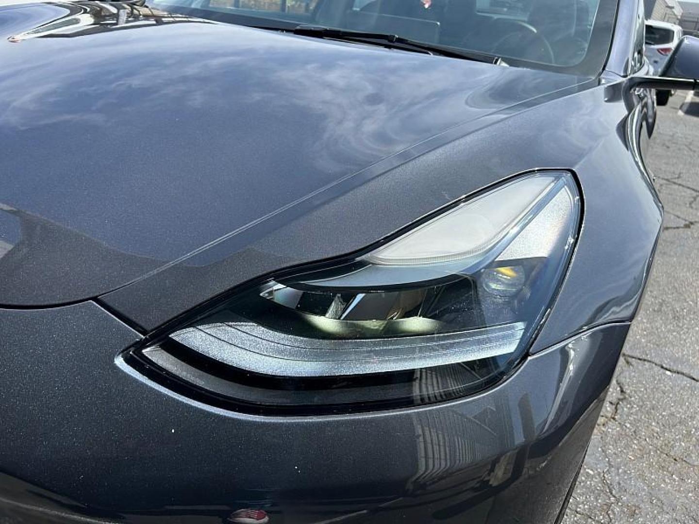 2023 GRAY Tesla Model 3 (5YJ3E1EA2PF) with an AC Electric Motor engine, Single-Speed Fixed Gear transmission, located at 412 Auto Vista Drive, Palmdale, CA, 93551, (661) 945-0620, 34.592636, -118.136681 - Photo#8