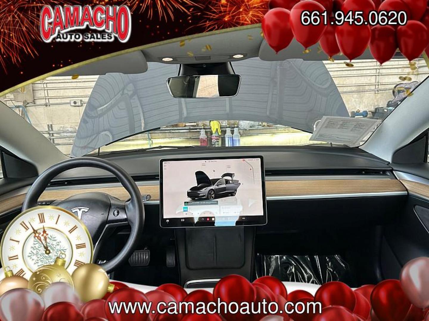 2023 GRAY Tesla Model 3 (5YJ3E1EA2PF) with an AC Electric Motor engine, Single-Speed Fixed Gear transmission, located at 412 Auto Vista Drive, Palmdale, CA, 93551, (661) 945-0620, 34.592636, -118.136681 - Photo#16