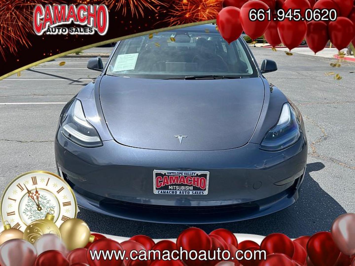 2023 GRAY Tesla Model 3 (5YJ3E1EA2PF) with an AC Electric Motor engine, Single-Speed Fixed Gear transmission, located at 412 Auto Vista Drive, Palmdale, CA, 93551, (661) 945-0620, 34.592636, -118.136681 - Photo#9