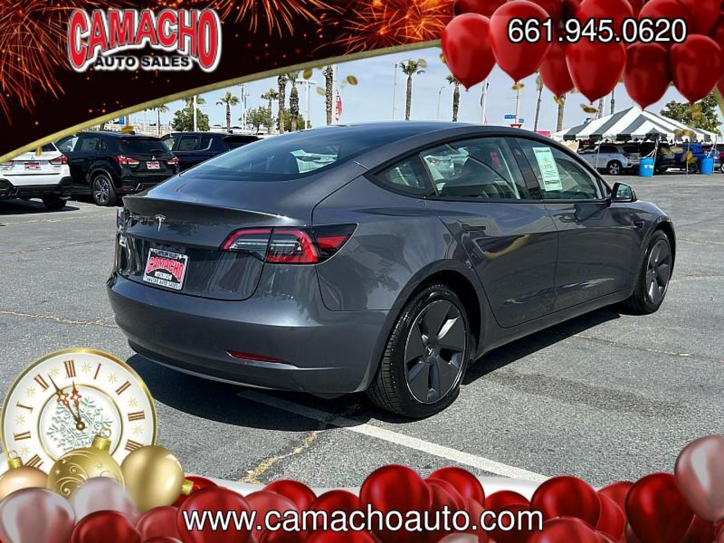 2023 GRAY Tesla Model 3 (5YJ3E1EA2PF) with an AC Electric Motor engine, Single-Speed Fixed Gear transmission, located at 412 Auto Vista Drive, Palmdale, CA, 93551, (661) 945-0620, 34.592636, -118.136681 - Photo#10