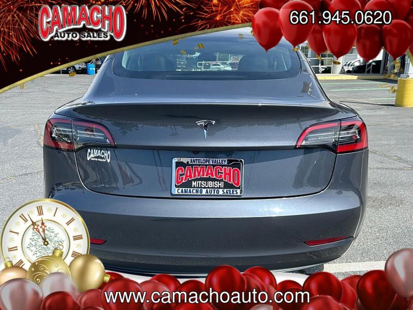 2023 GRAY Tesla Model 3 (5YJ3E1EA2PF) with an AC Electric Motor engine, Single-Speed Fixed Gear transmission, located at 412 Auto Vista Drive, Palmdale, CA, 93551, (661) 945-0620, 34.592636, -118.136681 - Photo#6