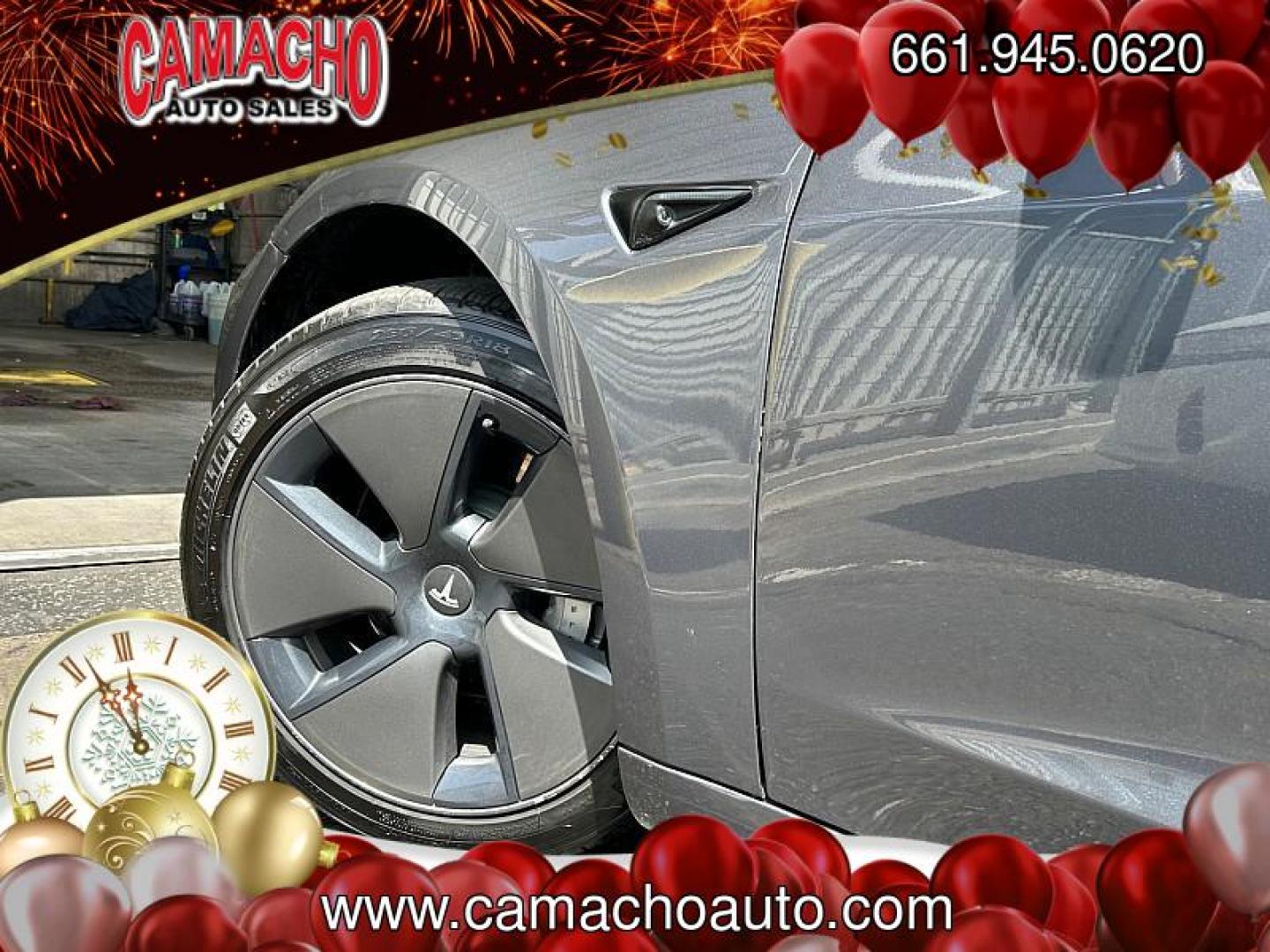 2023 GRAY Tesla Model 3 (5YJ3E1EA2PF) with an AC Electric Motor engine, Single-Speed Fixed Gear transmission, located at 412 Auto Vista Drive, Palmdale, CA, 93551, (661) 945-0620, 34.592636, -118.136681 - Photo#21