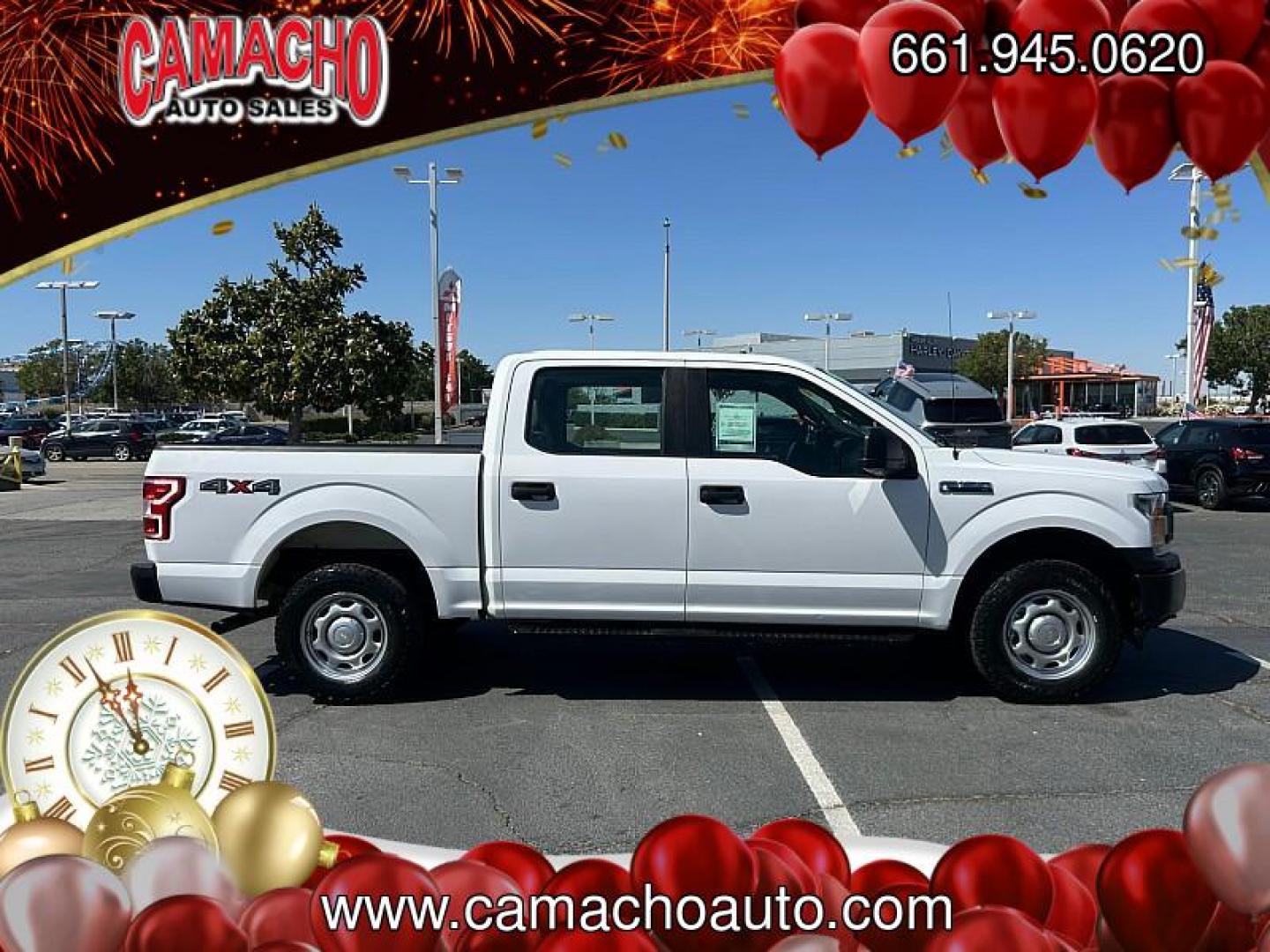 2018 WHITE Ford F-150 4WD (1FTEW1EP6JK) with an V6 EcoBoost TT 2.7L engine, Automatic transmission, located at 412 Auto Vista Drive, Palmdale, CA, 93551, (661) 945-0620, 34.592636, -118.136681 - Photo#3