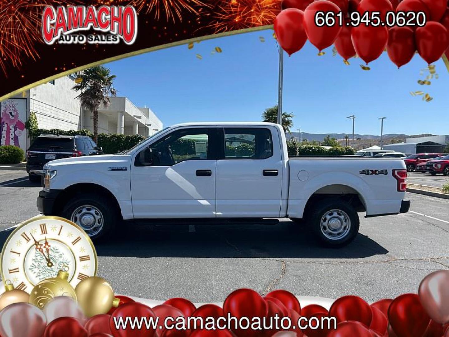 2018 WHITE Ford F-150 4WD (1FTEW1EP6JK) with an V6 EcoBoost TT 2.7L engine, Automatic transmission, located at 412 Auto Vista Drive, Palmdale, CA, 93551, (661) 945-0620, 34.592636, -118.136681 - Photo#7