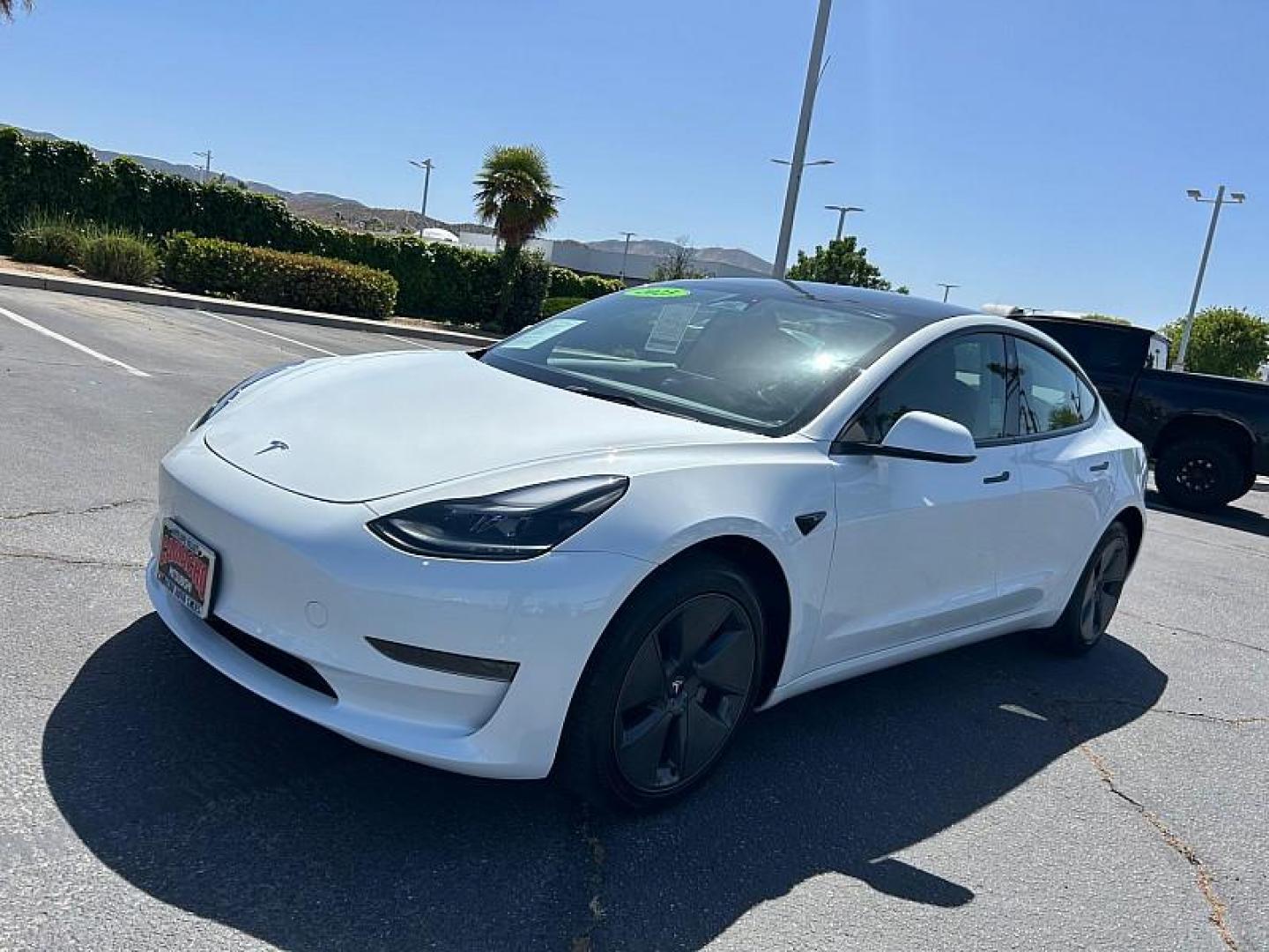 2023 WHITE Tesla Model 3 (5YJ3E1EA5PF) with an AC Electric Motor engine, Single-Speed Fixed Gear transmission, located at 412 Auto Vista Drive, Palmdale, CA, 93551, (661) 945-0620, 34.592636, -118.136681 - Photo#2