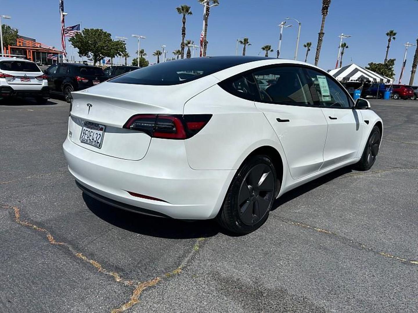 2023 WHITE Tesla Model 3 (5YJ3E1EA5PF) with an AC Electric Motor engine, Single-Speed Fixed Gear transmission, located at 412 Auto Vista Drive, Palmdale, CA, 93551, (661) 945-0620, 34.592636, -118.136681 - Photo#8