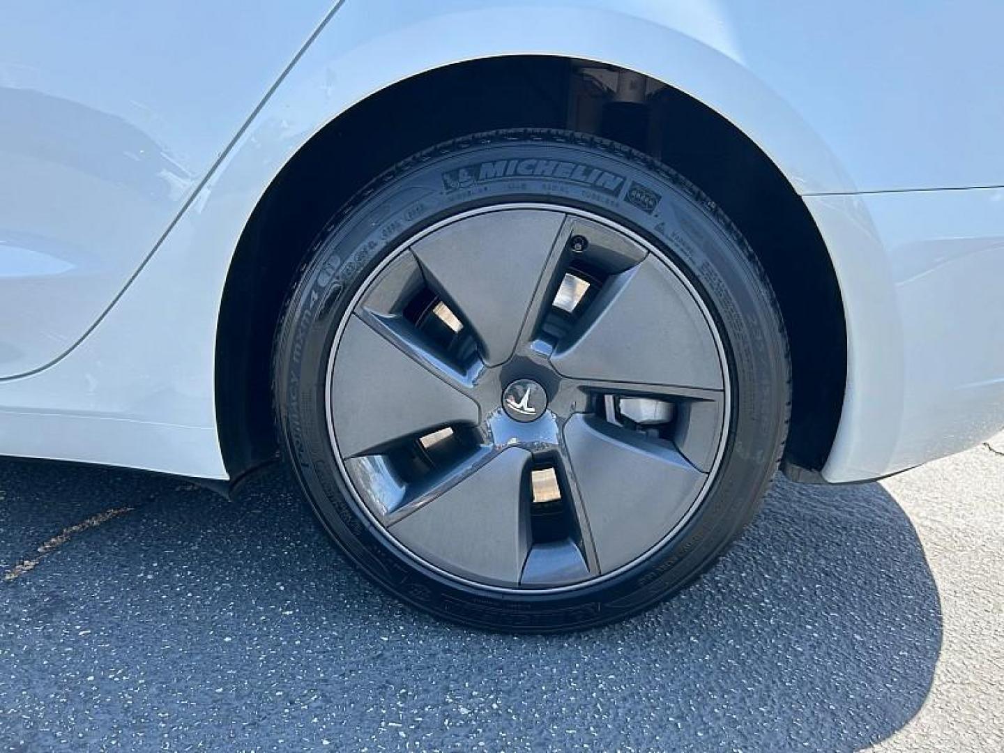 2023 WHITE Tesla Model 3 (5YJ3E1EA5PF) with an AC Electric Motor engine, Single-Speed Fixed Gear transmission, located at 412 Auto Vista Drive, Palmdale, CA, 93551, (661) 945-0620, 34.592636, -118.136681 - Photo#13