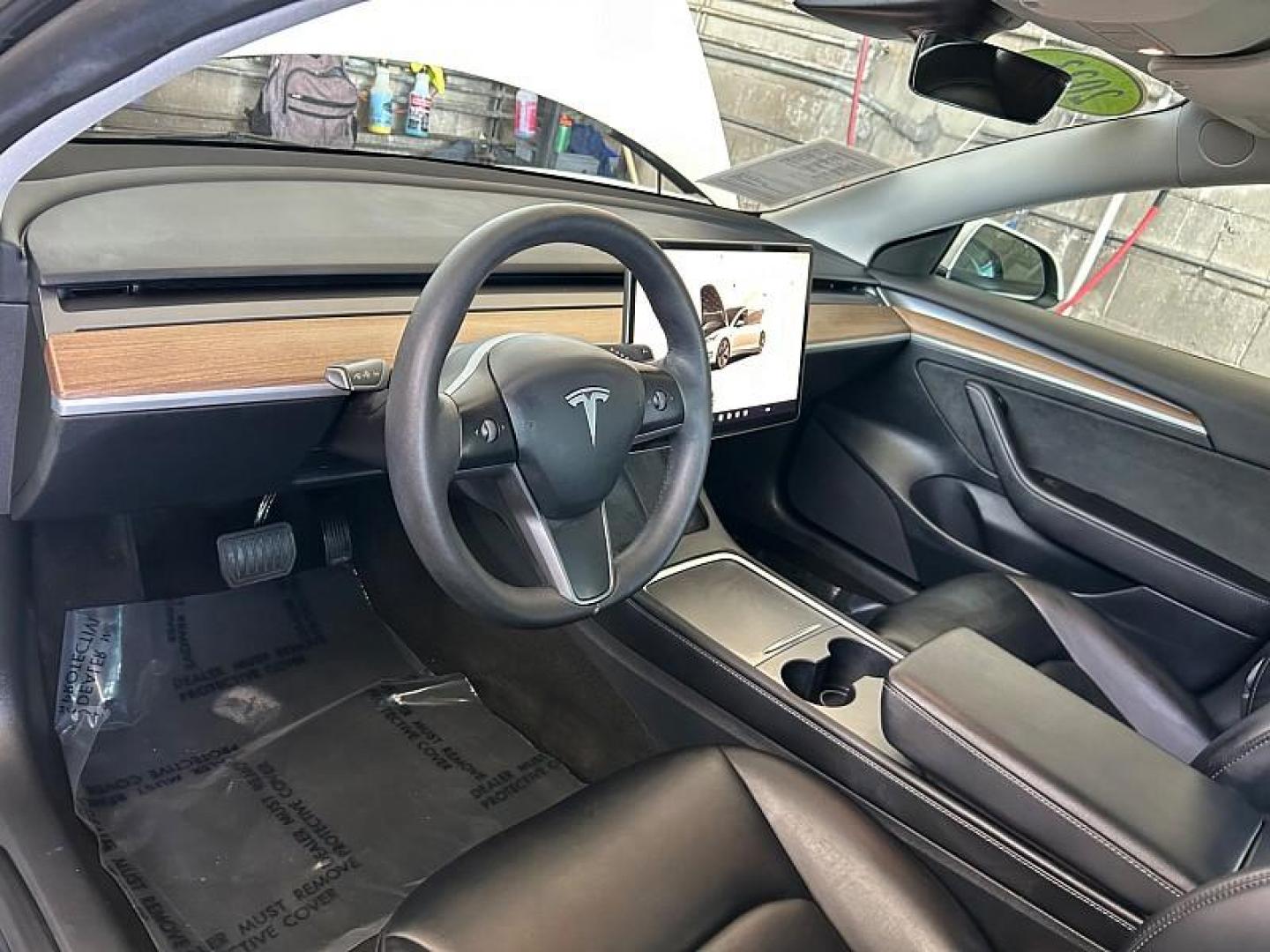 2023 WHITE Tesla Model 3 (5YJ3E1EA5PF) with an AC Electric Motor engine, Single-Speed Fixed Gear transmission, located at 412 Auto Vista Drive, Palmdale, CA, 93551, (661) 945-0620, 34.592636, -118.136681 - Photo#17