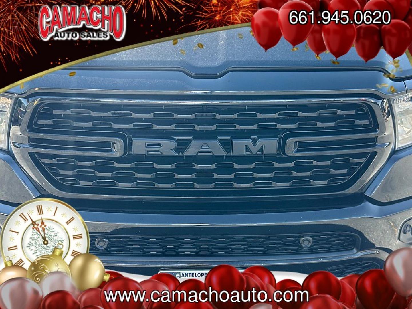 2023 BLACK Ram 1500 2WD (1C6RREFT5PN) with an 8-Cyl 5.7 Liter engine, Automatic 8-Spd transmission, located at 412 Auto Vista Drive, Palmdale, CA, 93551, (661) 945-0620, 34.592636, -118.136681 - Photo#4