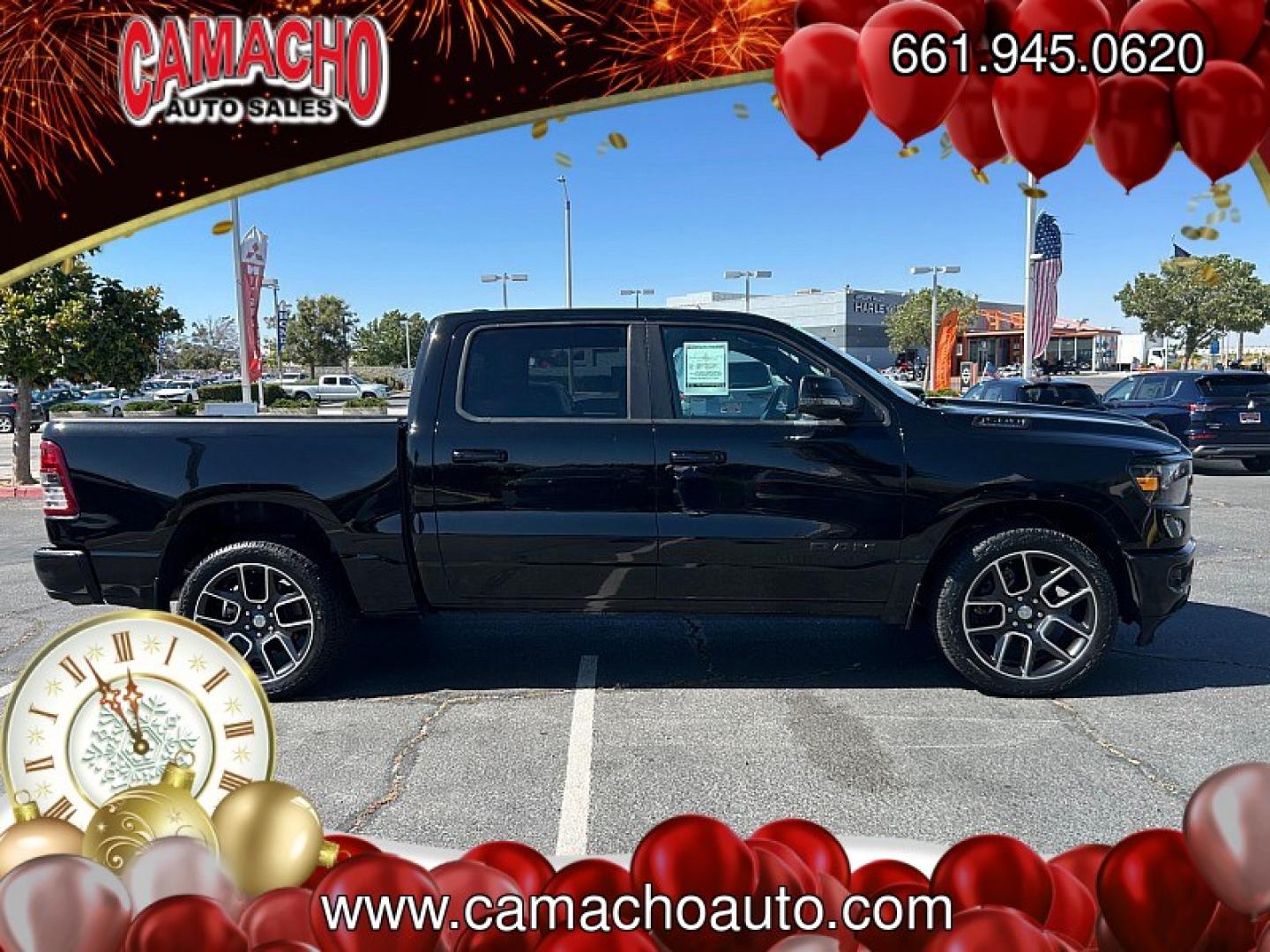 2023 BLACK Ram 1500 2WD (1C6RREFT5PN) with an 8-Cyl 5.7 Liter engine, Automatic 8-Spd transmission, located at 412 Auto Vista Drive, Palmdale, CA, 93551, (661) 945-0620, 34.592636, -118.136681 - Photo#5