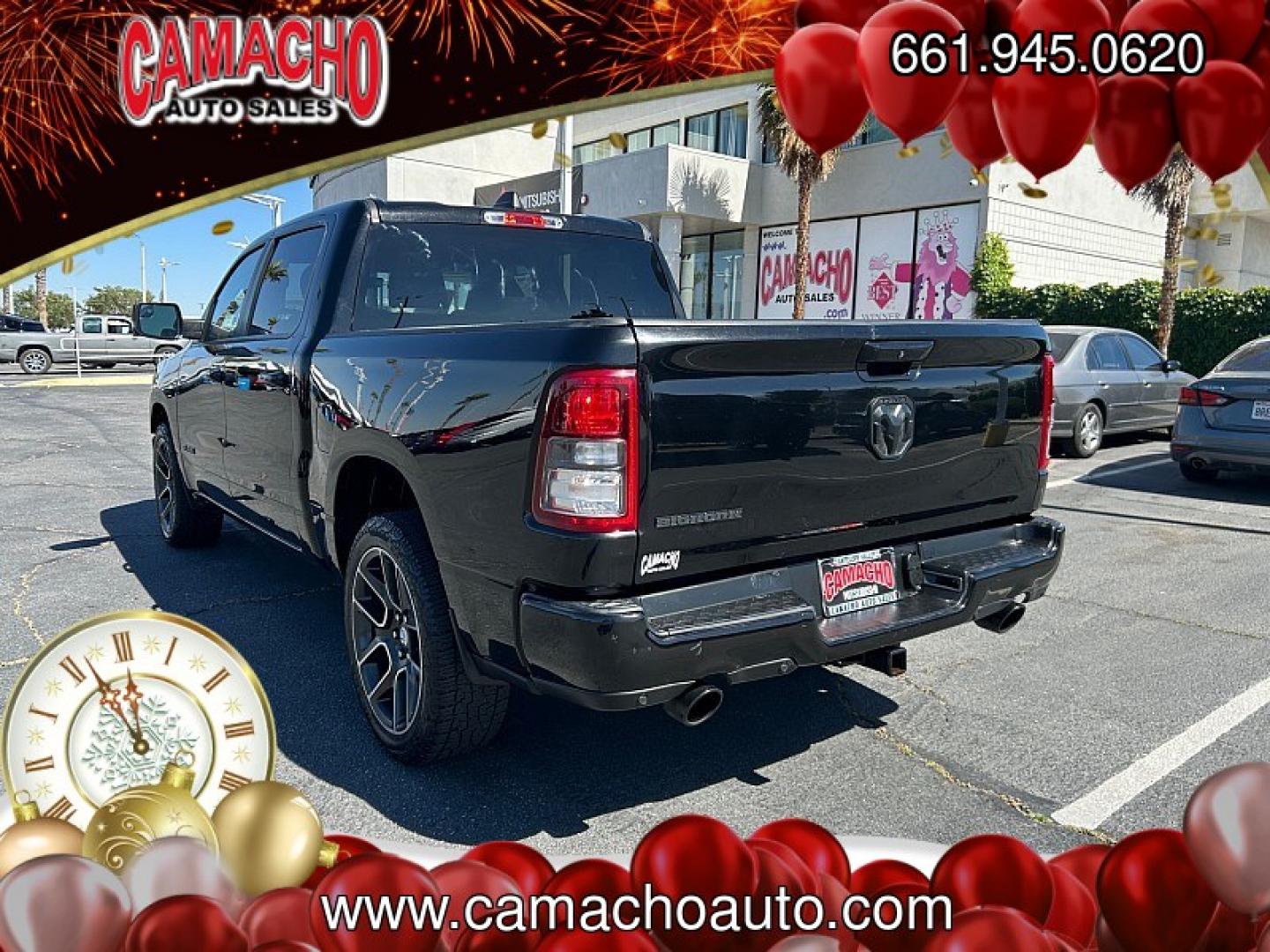 2023 BLACK Ram 1500 2WD (1C6RREFT5PN) with an 8-Cyl 5.7 Liter engine, Automatic 8-Spd transmission, located at 412 Auto Vista Drive, Palmdale, CA, 93551, (661) 945-0620, 34.592636, -118.136681 - Photo#8