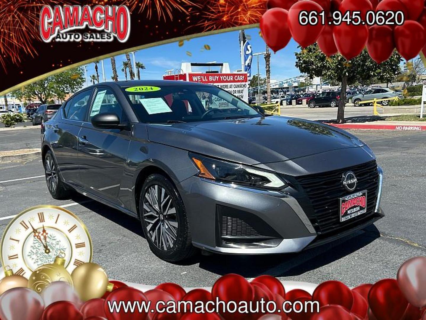 2024 GRAY Nissan Altima (1N4BL4DV4RN) with an 4-Cyl 2.5 Liter engine, Automatic Xtronic CVT transmission, located at 412 Auto Vista Drive, Palmdale, CA, 93551, (661) 945-0620, 34.592636, -118.136681 - Photo#0
