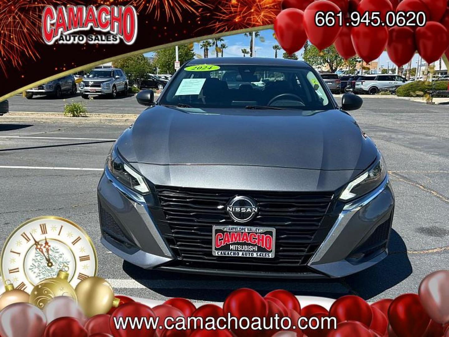 2024 GRAY Nissan Altima (1N4BL4DV4RN) with an 4-Cyl 2.5 Liter engine, Automatic Xtronic CVT transmission, located at 412 Auto Vista Drive, Palmdale, CA, 93551, (661) 945-0620, 34.592636, -118.136681 - Photo#1