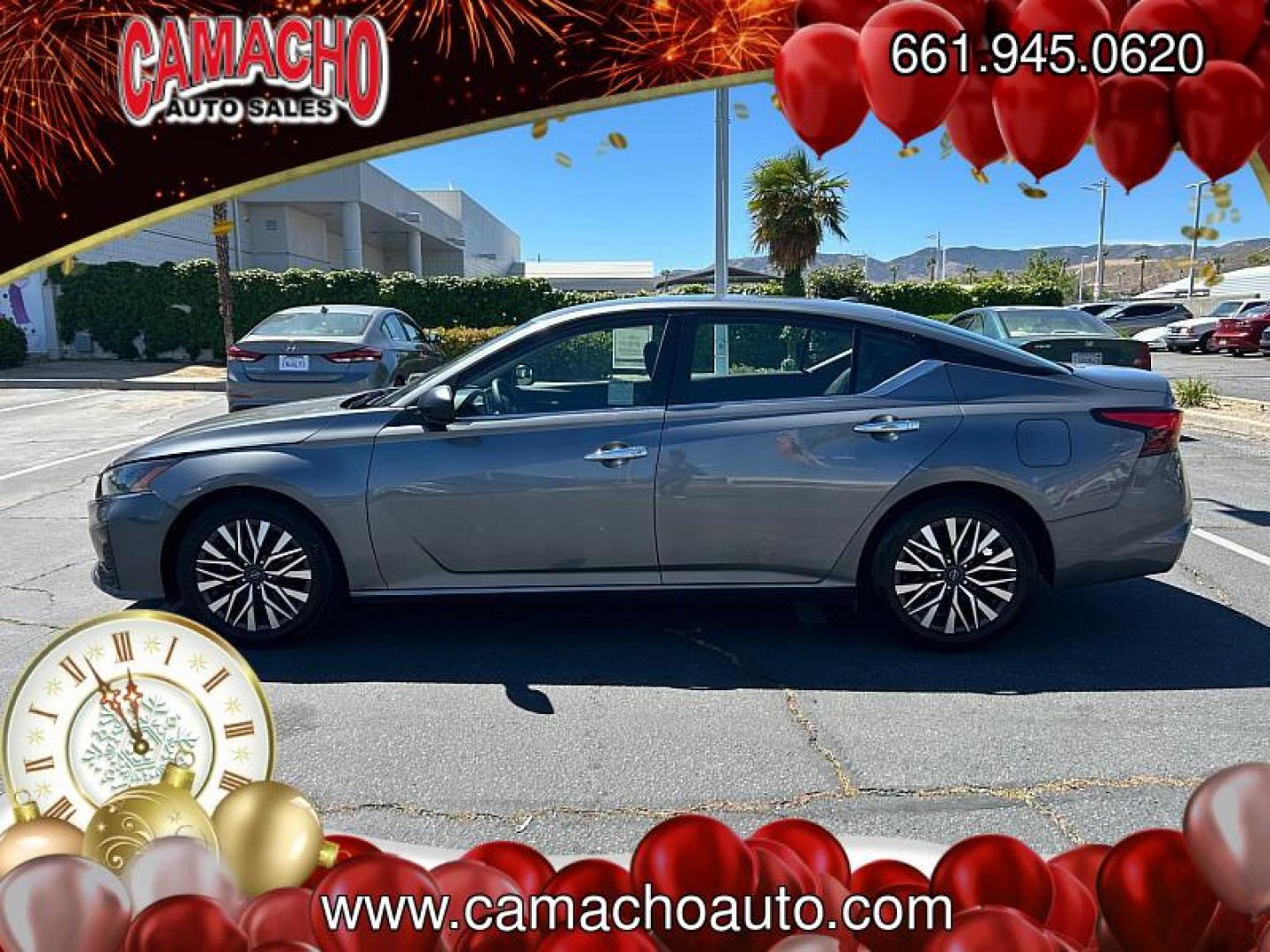 2024 GRAY Nissan Altima (1N4BL4DV4RN) with an 4-Cyl 2.5 Liter engine, Automatic Xtronic CVT transmission, located at 412 Auto Vista Drive, Palmdale, CA, 93551, (661) 945-0620, 34.592636, -118.136681 - Photo#4