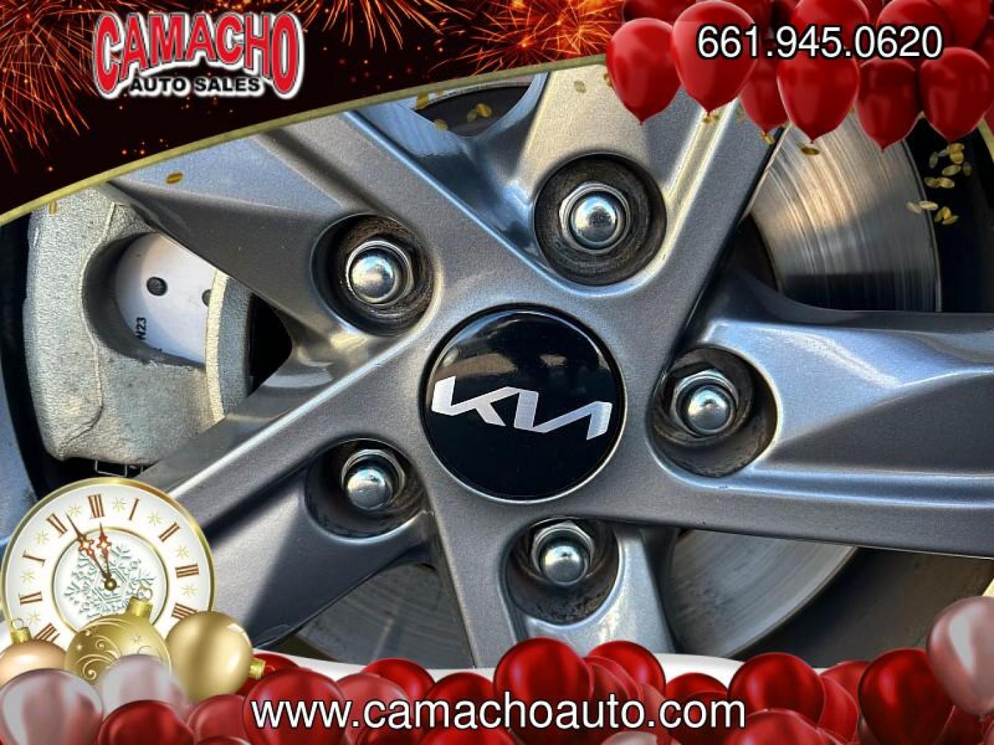 2023 WHITE Kia K5 (5XXG14J23PG) with an 4-Cyl Turbo 1.6 Liter engine, Automatic 8-Spd transmission, located at 412 Auto Vista Drive, Palmdale, CA, 93551, (661) 945-0620, 34.592636, -118.136681 - Photo#13