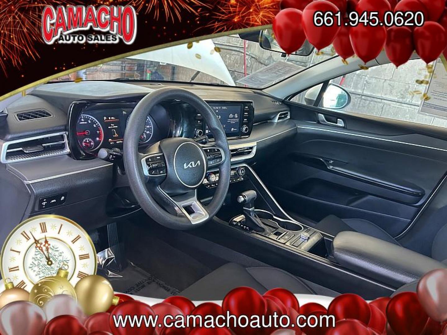 2023 WHITE Kia K5 (5XXG14J23PG) with an 4-Cyl Turbo 1.6 Liter engine, Automatic 8-Spd transmission, located at 412 Auto Vista Drive, Palmdale, CA, 93551, (661) 945-0620, 34.592636, -118.136681 - Photo#17