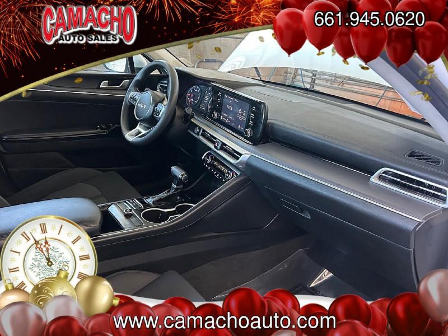 2023 WHITE Kia K5 (5XXG14J23PG) with an 4-Cyl Turbo 1.6 Liter engine, Automatic 8-Spd transmission, located at 412 Auto Vista Drive, Palmdale, CA, 93551, (661) 945-0620, 34.592636, -118.136681 - Photo#25