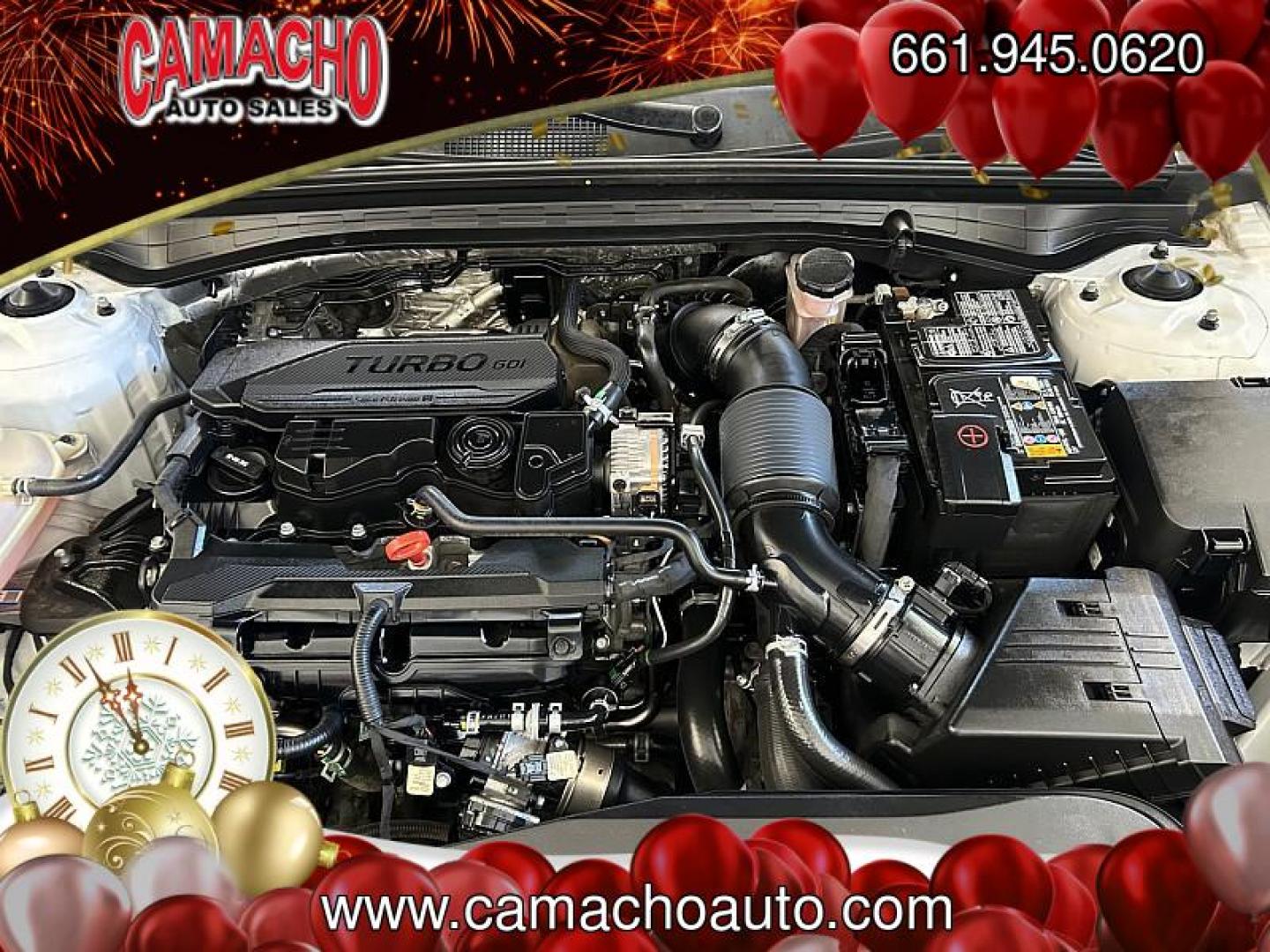2023 WHITE Kia K5 (5XXG14J23PG) with an 4-Cyl Turbo 1.6 Liter engine, Automatic 8-Spd transmission, located at 412 Auto Vista Drive, Palmdale, CA, 93551, (661) 945-0620, 34.592636, -118.136681 - Photo#30