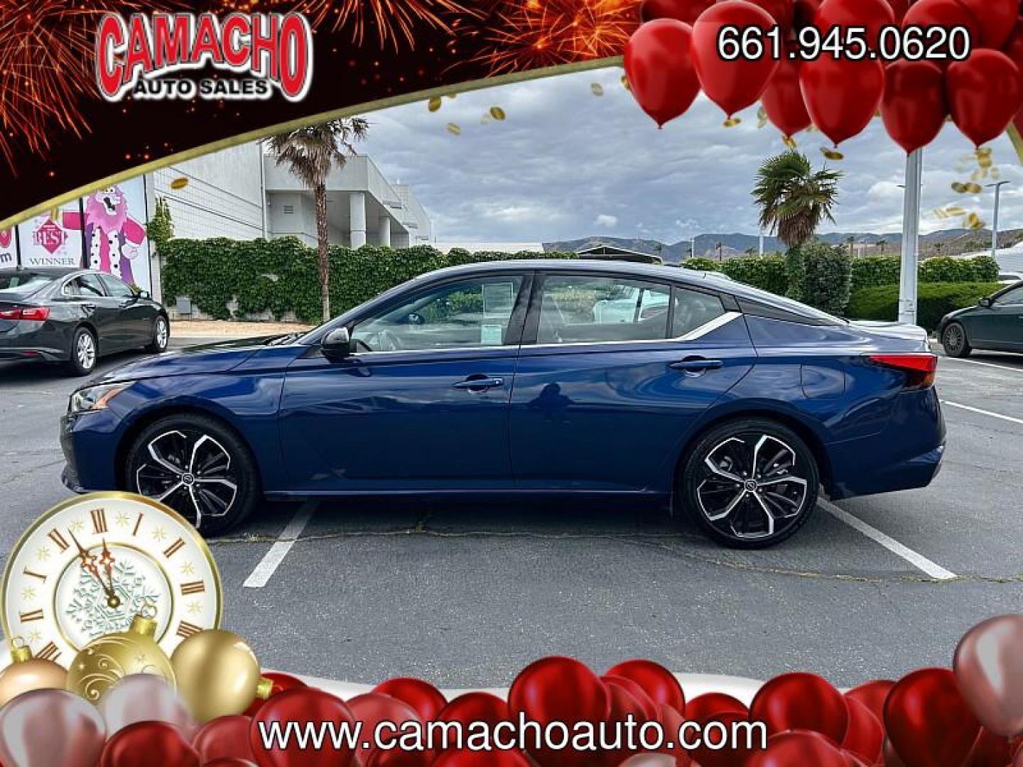2023 BLUE Nissan Altima (1N4BL4CV6PN) with an 4-Cyl 2.5 Liter engine, Automatic Xtronic CVT transmission, located at 412 Auto Vista Drive, Palmdale, CA, 93551, (661) 945-0620, 34.592636, -118.136681 - Photo#3