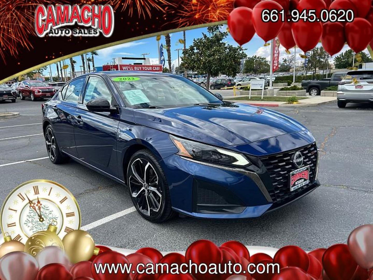 2023 BLUE Nissan Altima (1N4BL4CV6PN) with an 4-Cyl 2.5 Liter engine, Automatic Xtronic CVT transmission, located at 412 Auto Vista Drive, Palmdale, CA, 93551, (661) 945-0620, 34.592636, -118.136681 - Photo#0